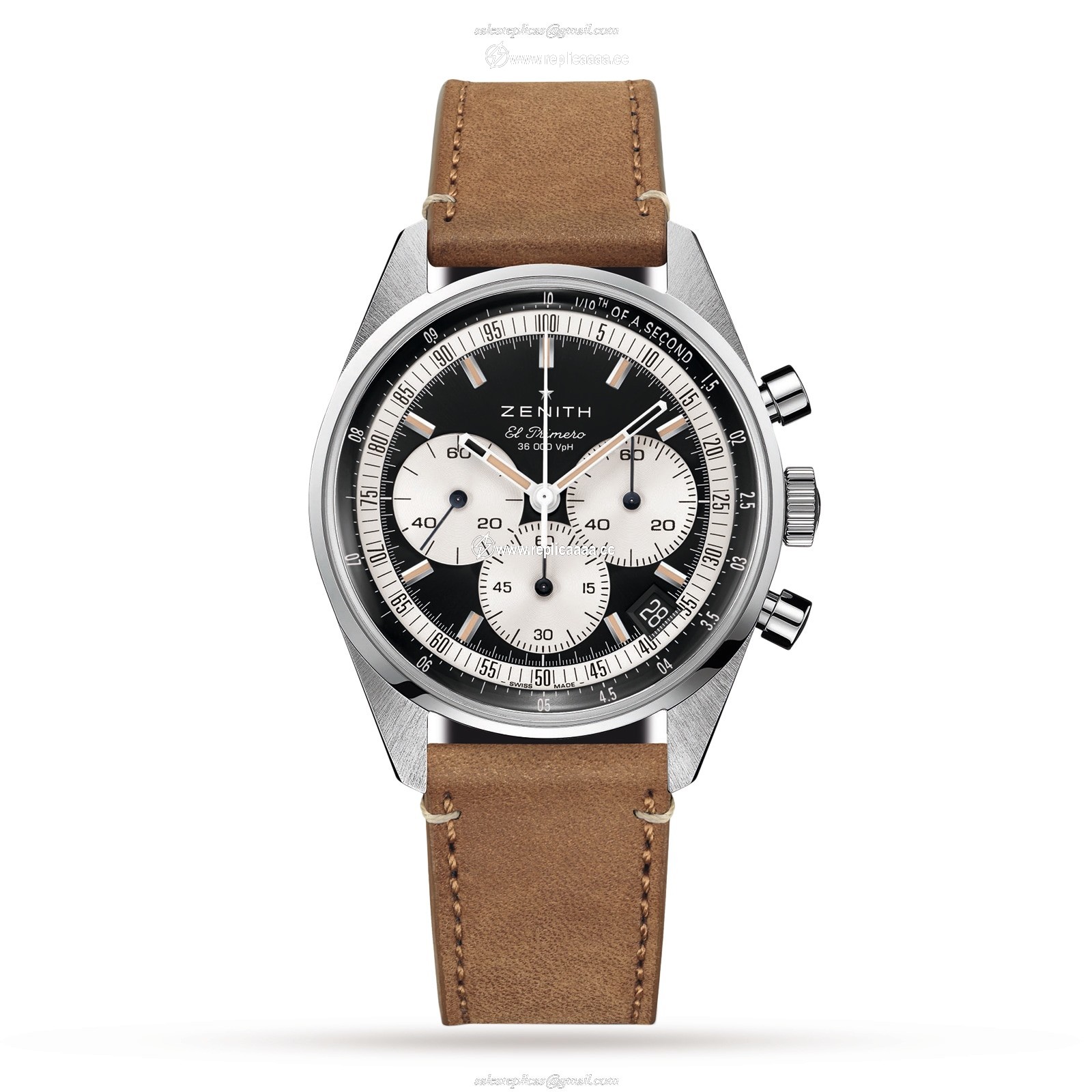 Zenith Chronomaster Original 38mm Mens details 03.3200.3600/21.C903