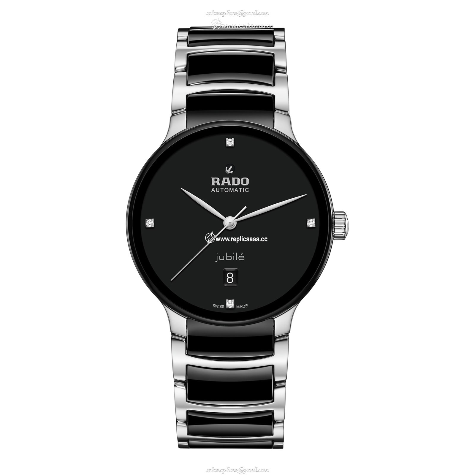 Rado Centrix 39.5mm Mens details Black R30018712