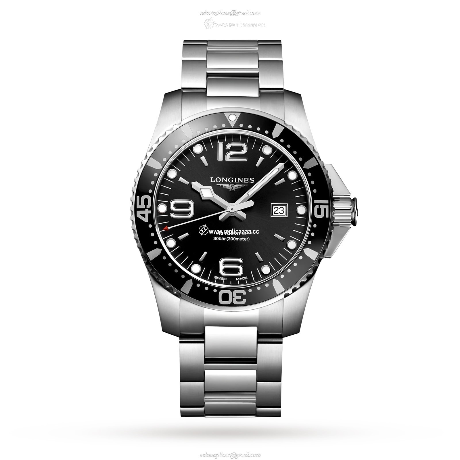 Longines HydroConquest 44mm Mens details Black L38414566