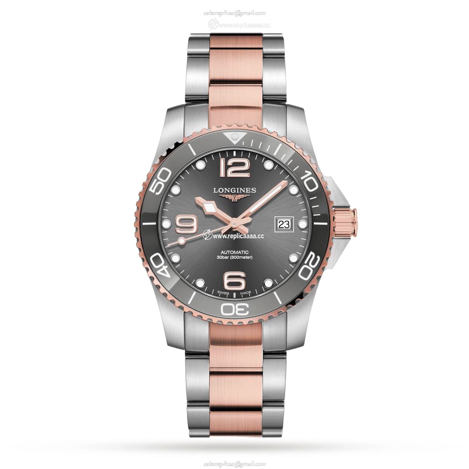 Longines HydroConquest 41mm Mens details L37813787 1 Longines HydroConquest 41mm Mens details L37813787