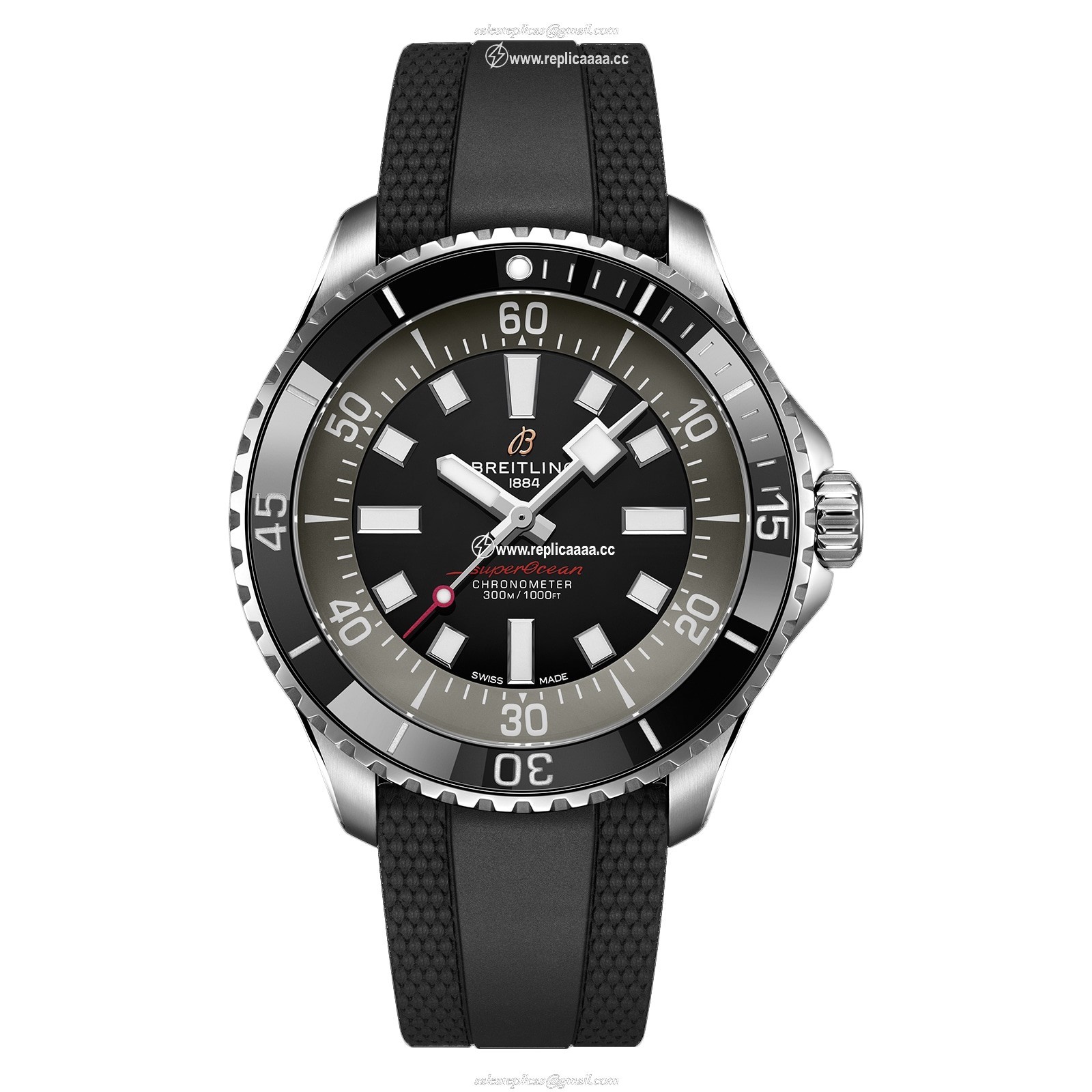 Breitling Superocean Automatic 44mm UK Edition Mens details Black Rubber A173765A1B1S1 1 Breitling Superocean Automatic 44mm UK Edition Mens details Black Rubber A173765A1B1S1