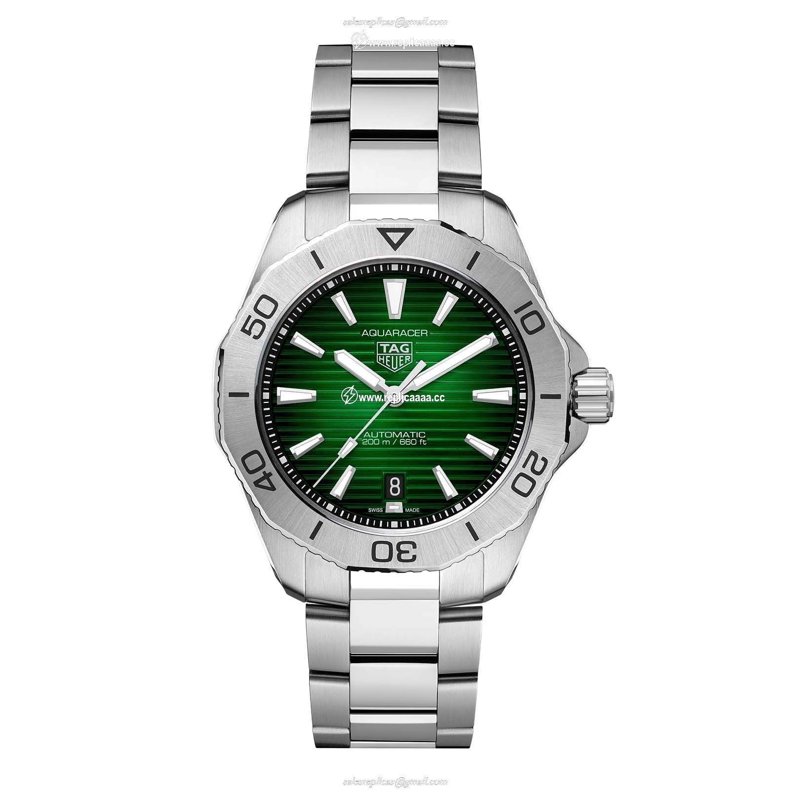 TAG Heuer Aquaracer Professional 200 40mm Mens details Green WBP2115.BA0627 1 TAG Heuer Aquaracer Professional 200 40mm Mens details Green WBP2115.BA0627