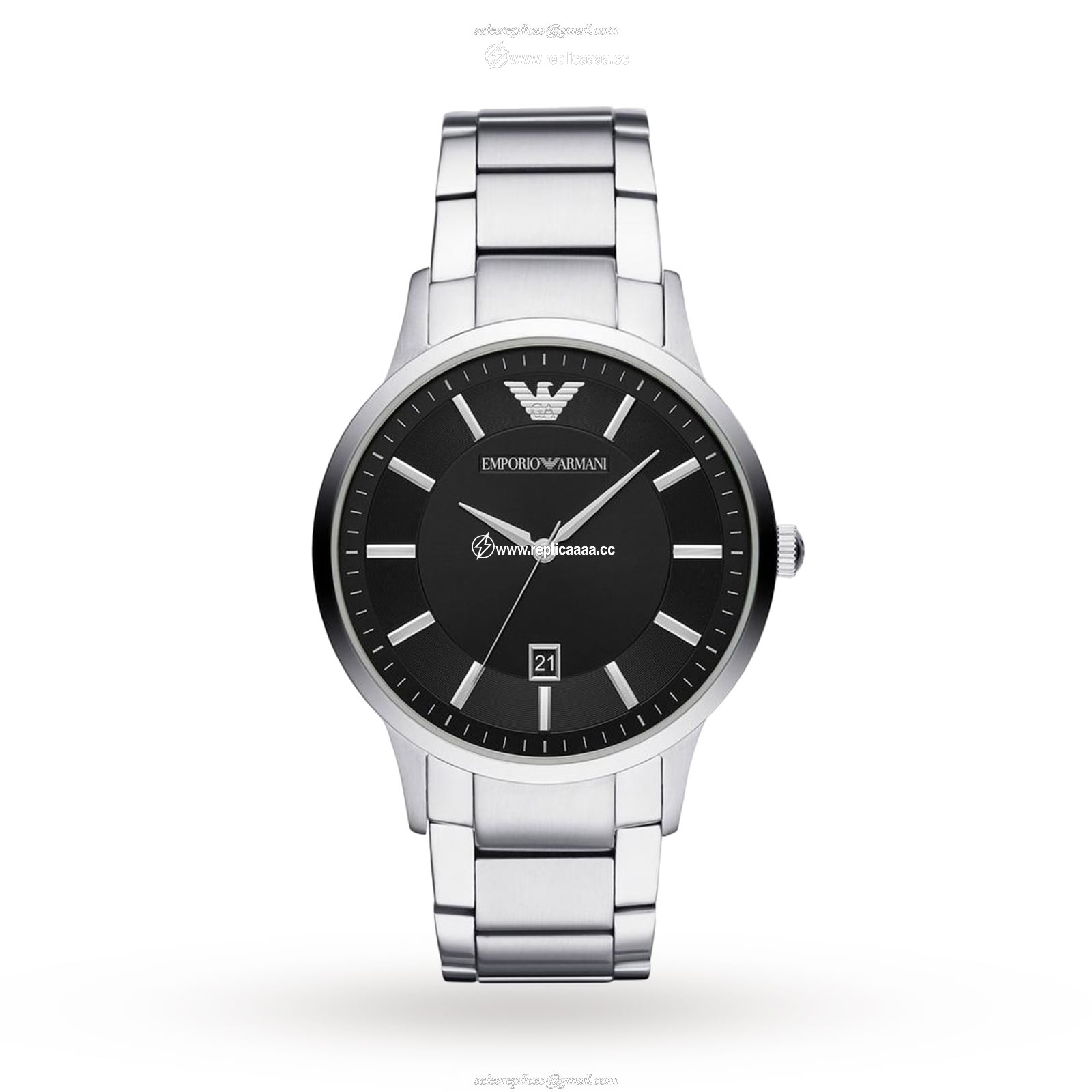 Emporio Armani Black Gents details AR11181