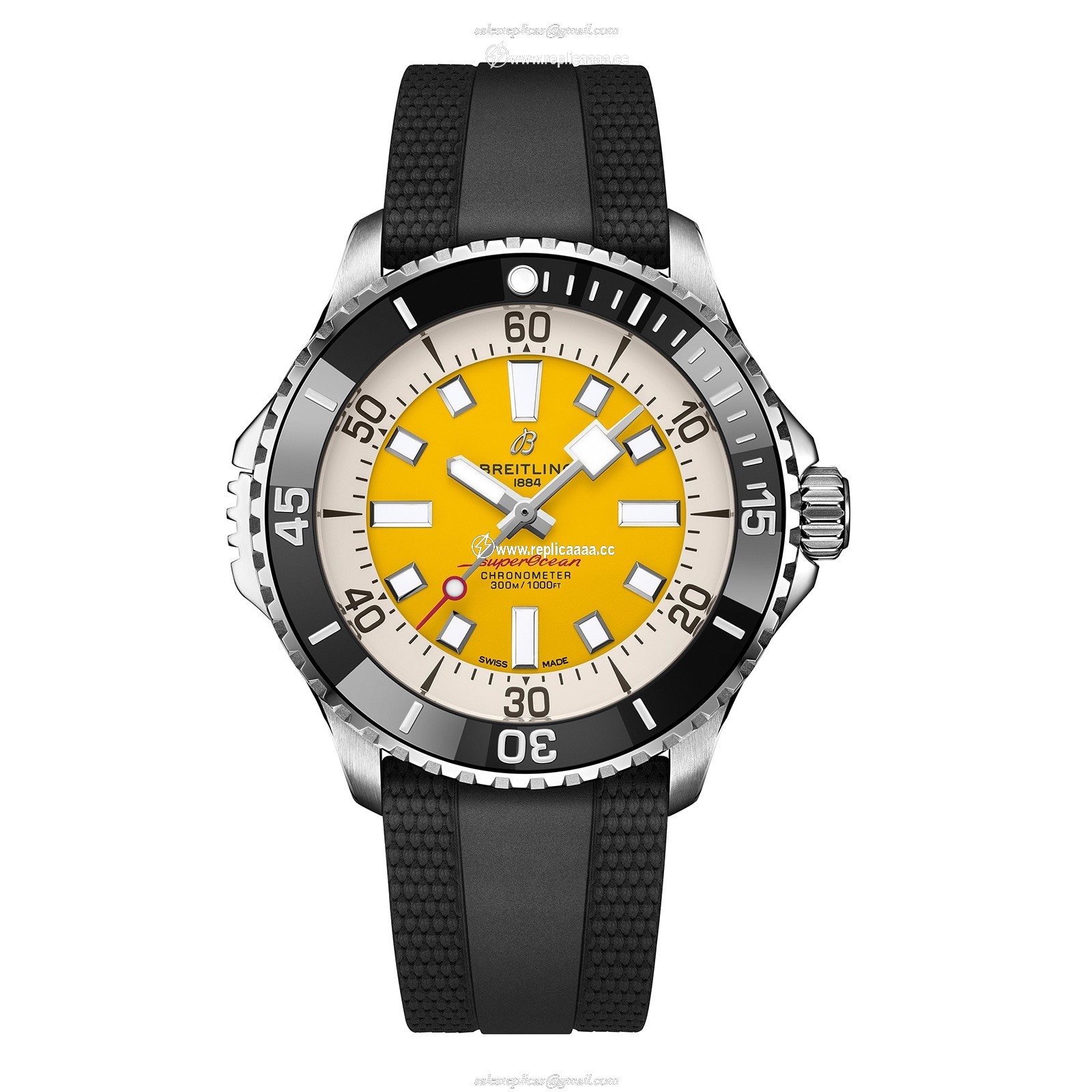 Breitling Superocean Automatic Code Yellow UK Edition 46mm Mens details Yellow Rubber A173781A1I1S1 1 Breitling Superocean Automatic Code Yellow UK Edition 46mm Mens details Yellow Rubber A173781A1I1S1