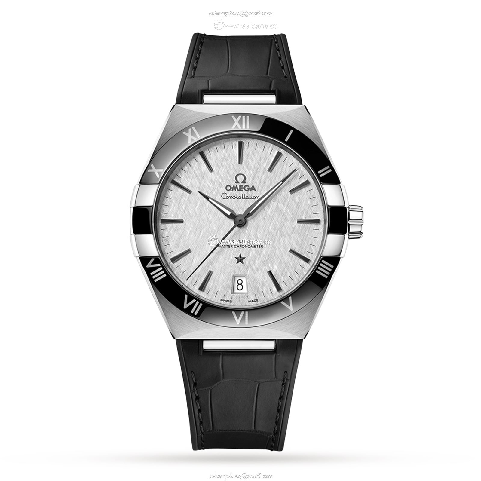 Omega Constellation Co-Axial Master Chronograph 41mm Mens details Black O13133412106001 1 Omega Constellation Co-Axial Master Chronograph 41mm Mens details Black O13133412106001
