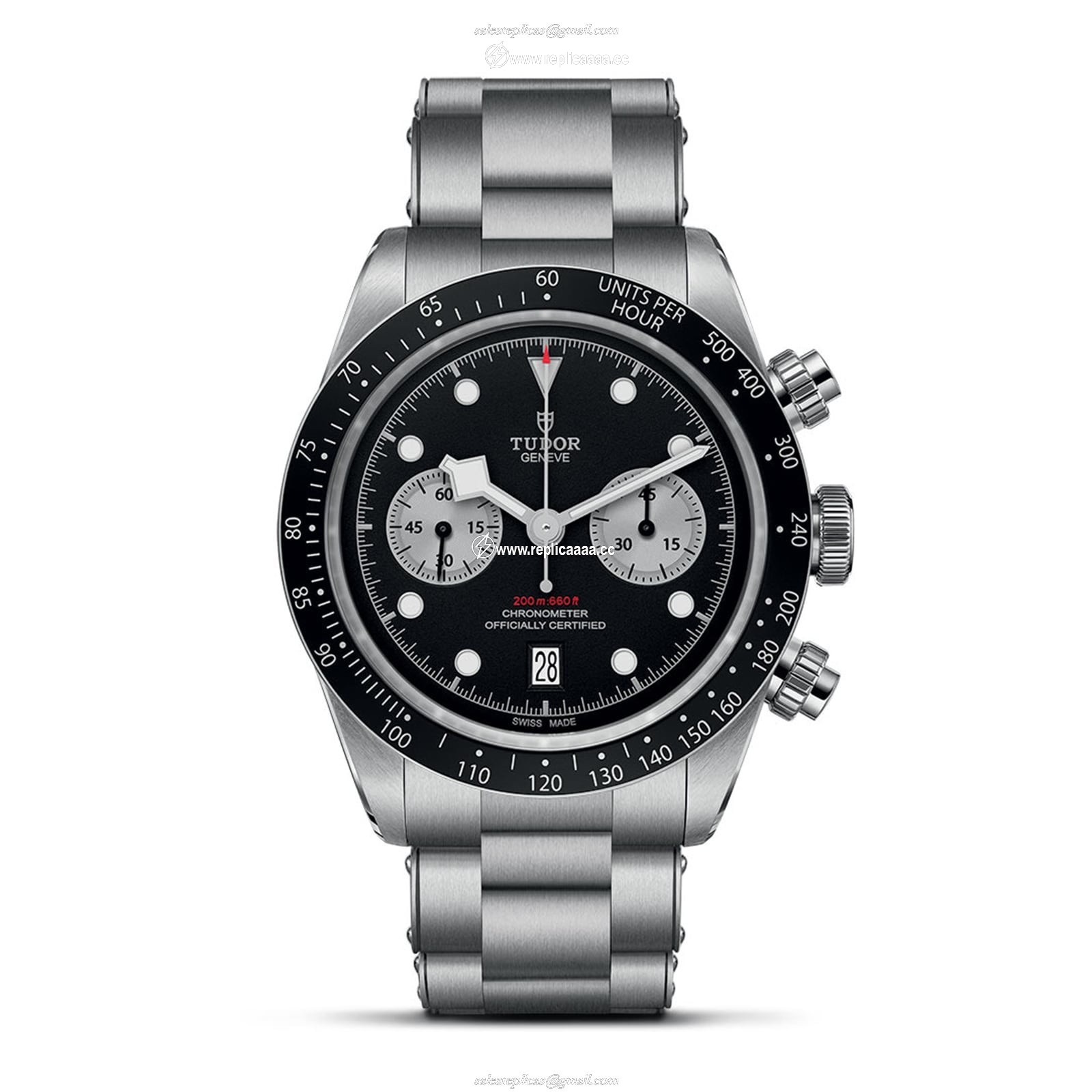 Tudor Black Bay Chrono 41mm Stainless Steel M79360N-0001 1 Tudor Black Bay Chrono 41mm Stainless Steel M79360N-0001