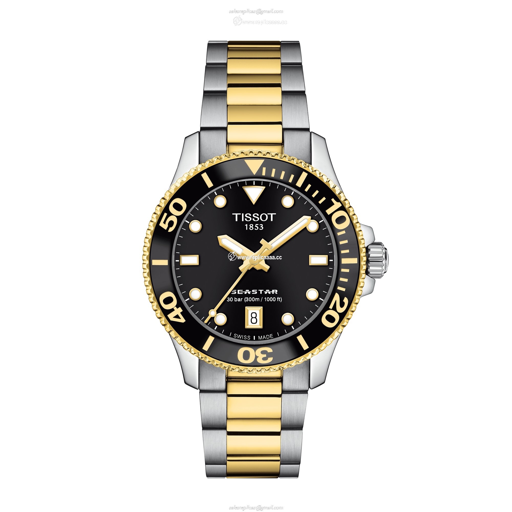 Tissot Seastar 1000 36mm Unisex details T1202102205100 1 Tissot Seastar 1000 36mm Unisex details T1202102205100