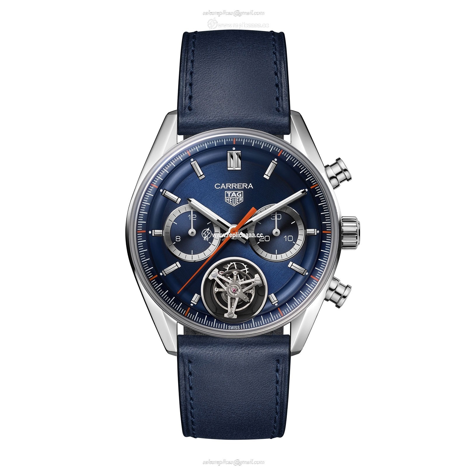 TAG Heuer Carrera Chronograph Tourbillon 42mm Mens details CBS5010.FC6543