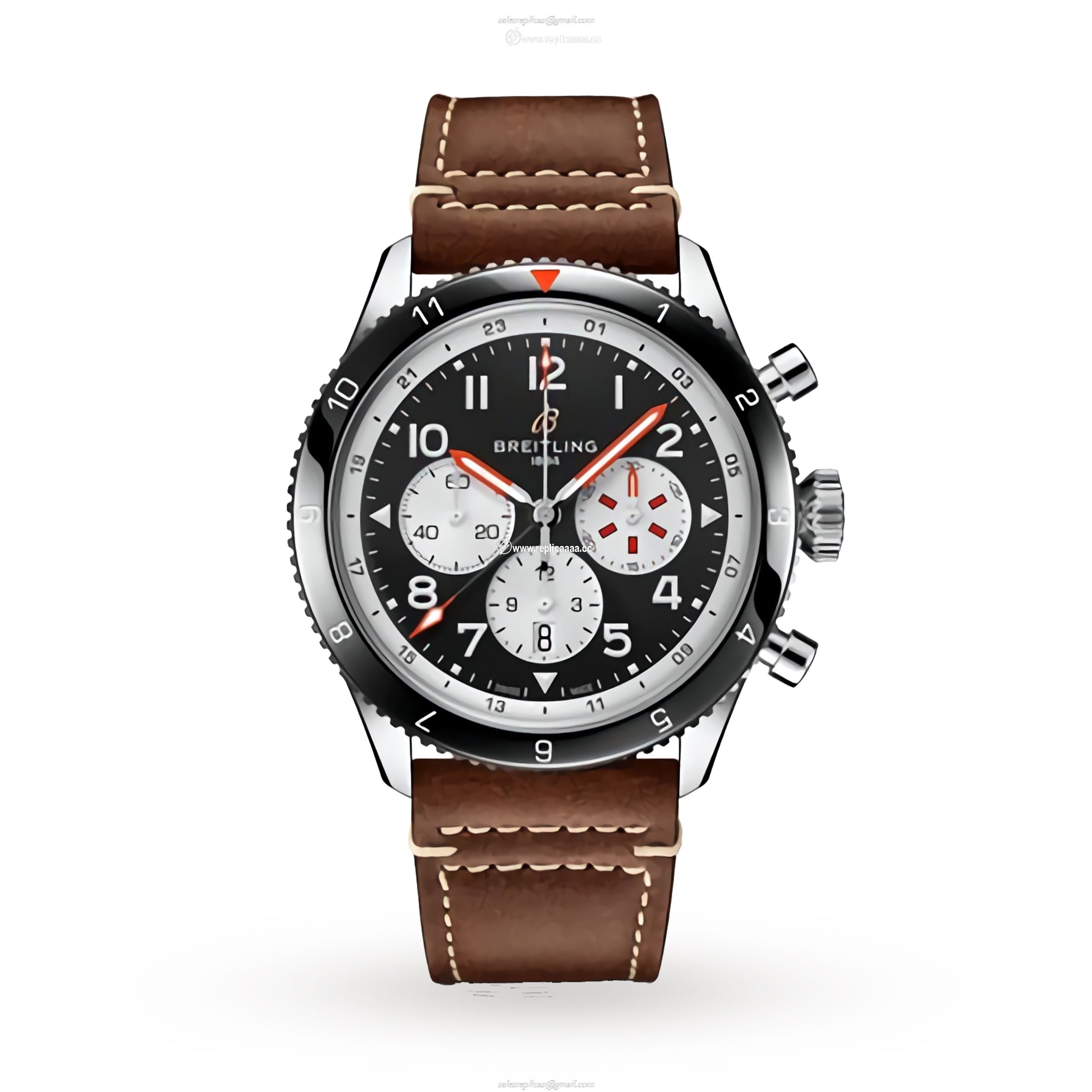 Breitling Super AVI B04 Chronograph GMT 46 Mosquito details YB04451A1B1X1