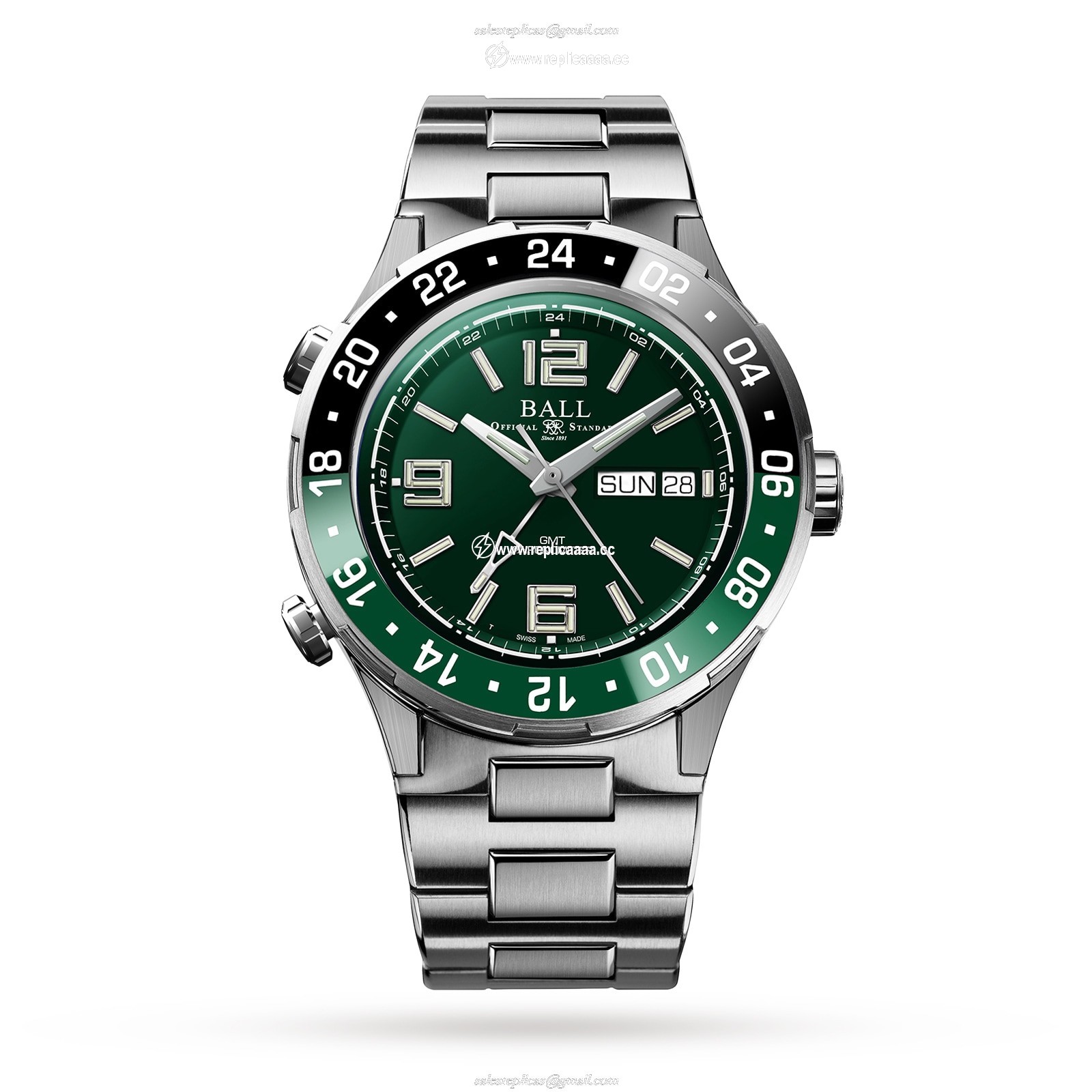 BALL Roadmaster Marine GMT Ceramic Limited Edition 40mm Mens details Green DG3030B-S2C-GR 1 BALL Roadmaster Marine GMT Ceramic Limited Edition 40mm Mens details Green DG3030B-S2C-GR