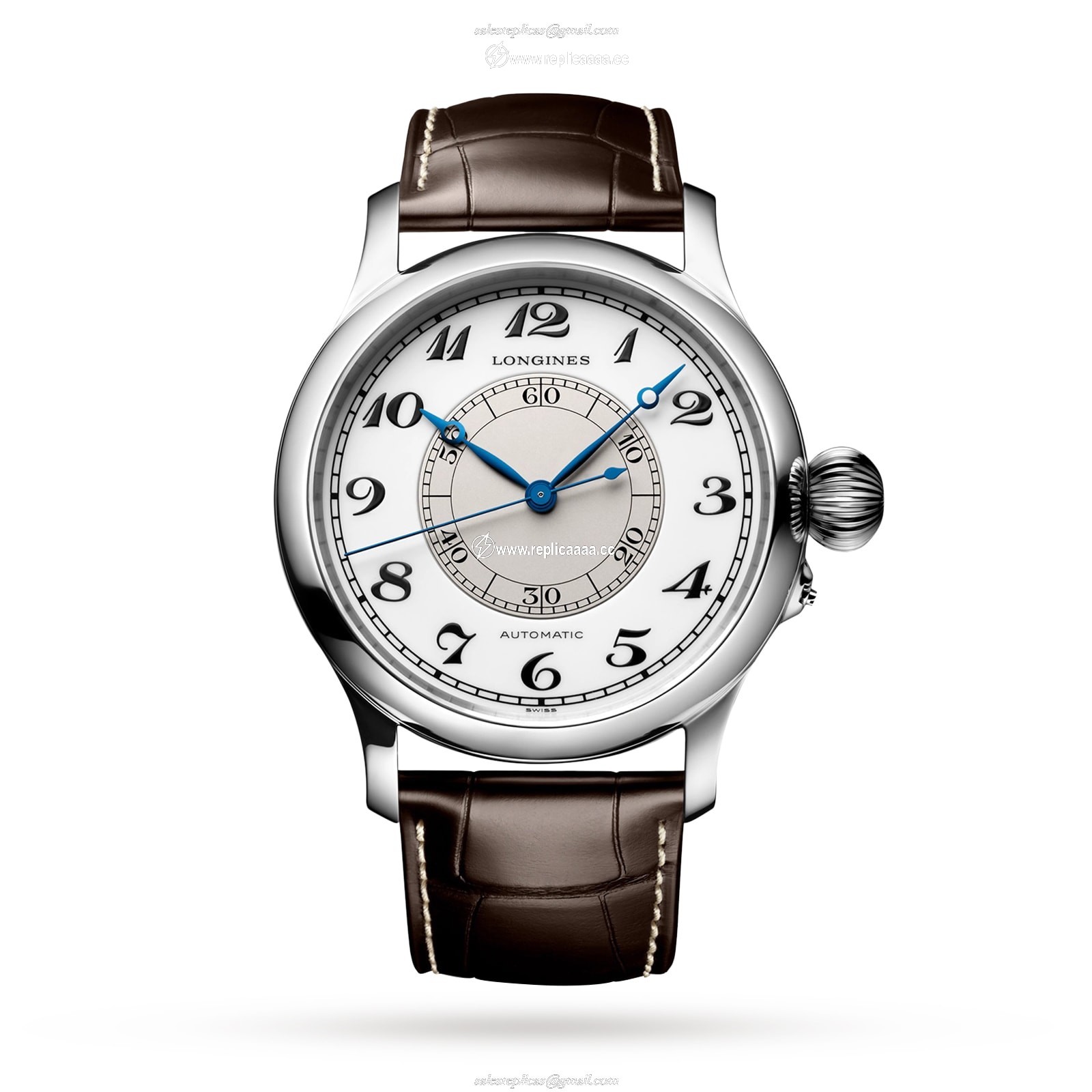 Longines Weems Second-Setting 47.5mm Mens details L27134130 1 Longines Weems Second-Setting 47.5mm Mens details L27134130