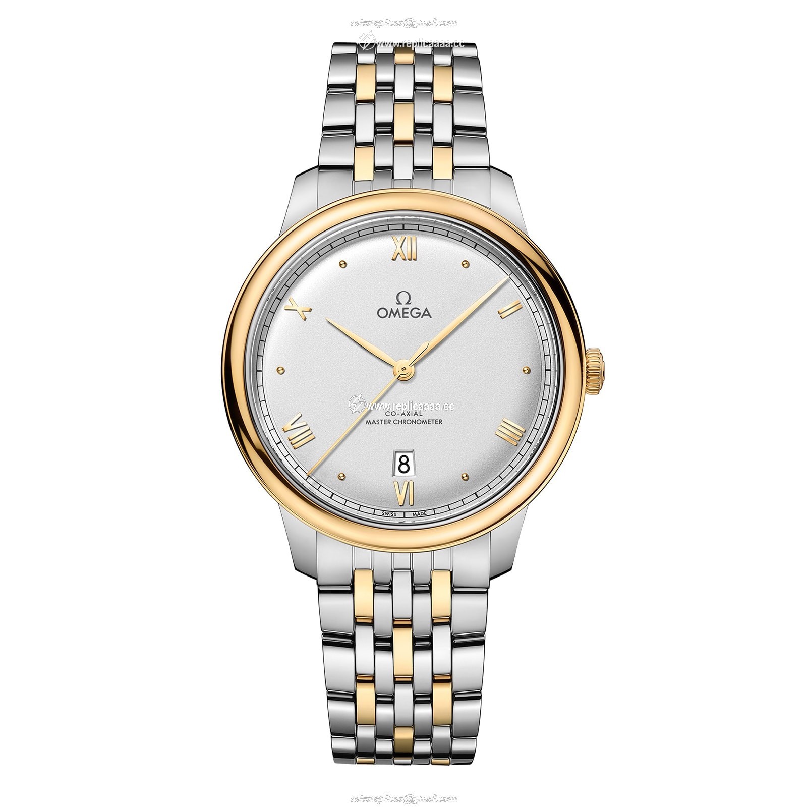 Omega De Ville Prestige 40mm Mens details Silver O43420402002002