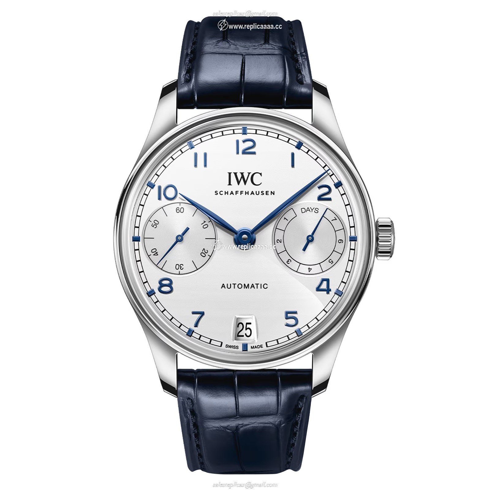 IWC Portugieser Automatic 42 Silver IW501702 1 IWC Portugieser Automatic 42 Silver IW501702