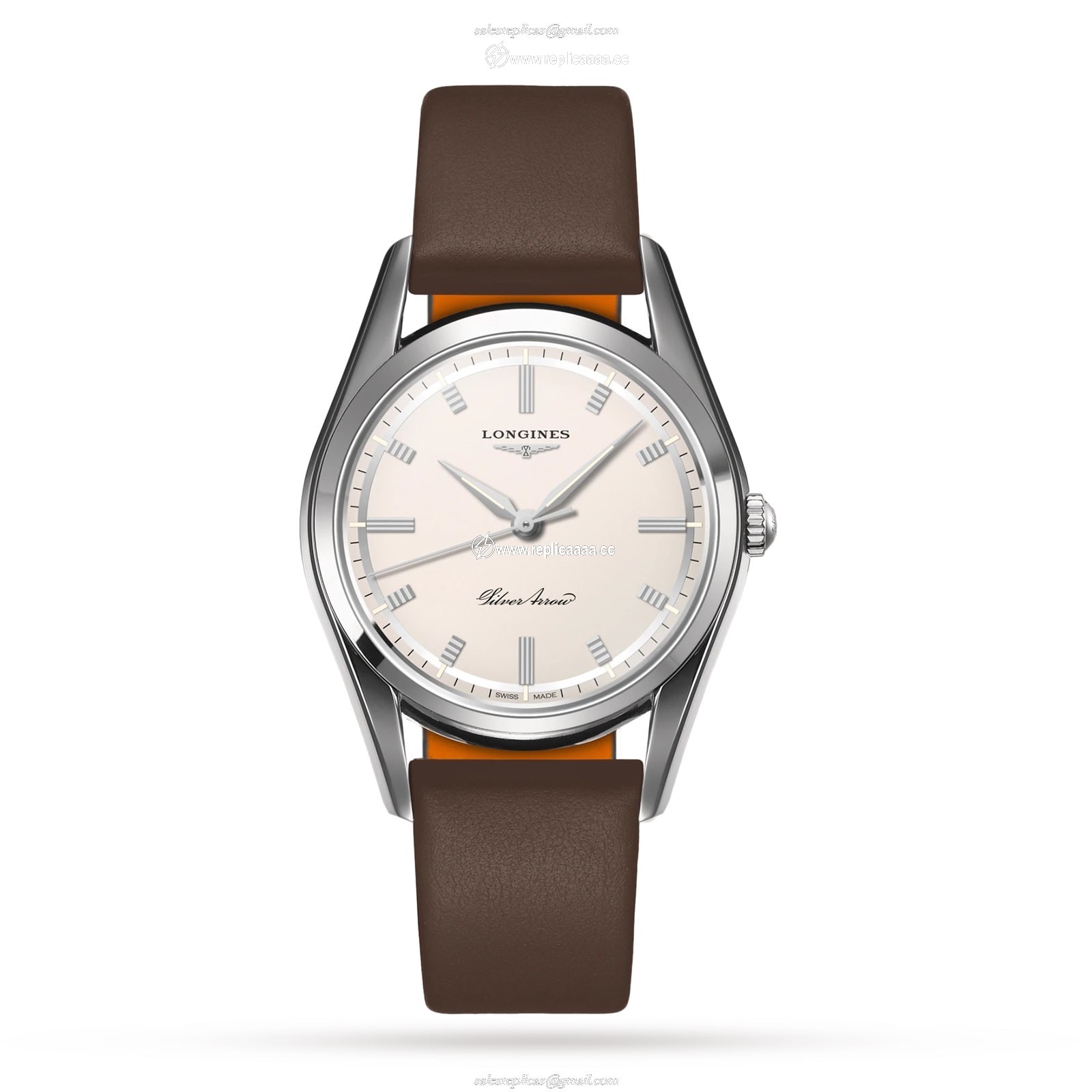 Longines Silver Arrow 38.5mm Mens details L28344722 1 Longines Silver Arrow 38.5mm Mens details L28344722