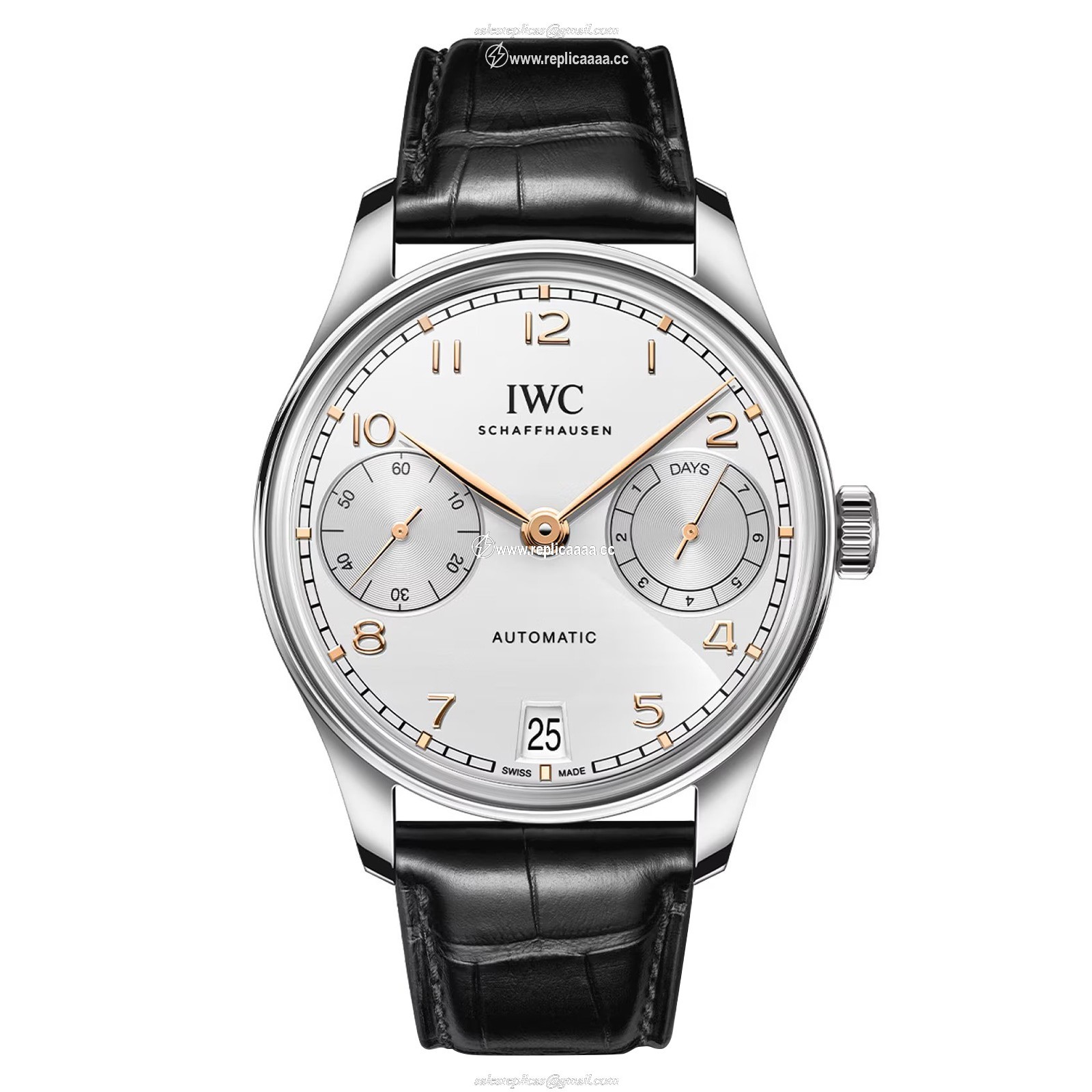 IWC Portugieser Automatic 42 Silver Moon IW501701 1 IWC Portugieser Automatic 42 Silver Moon IW501701