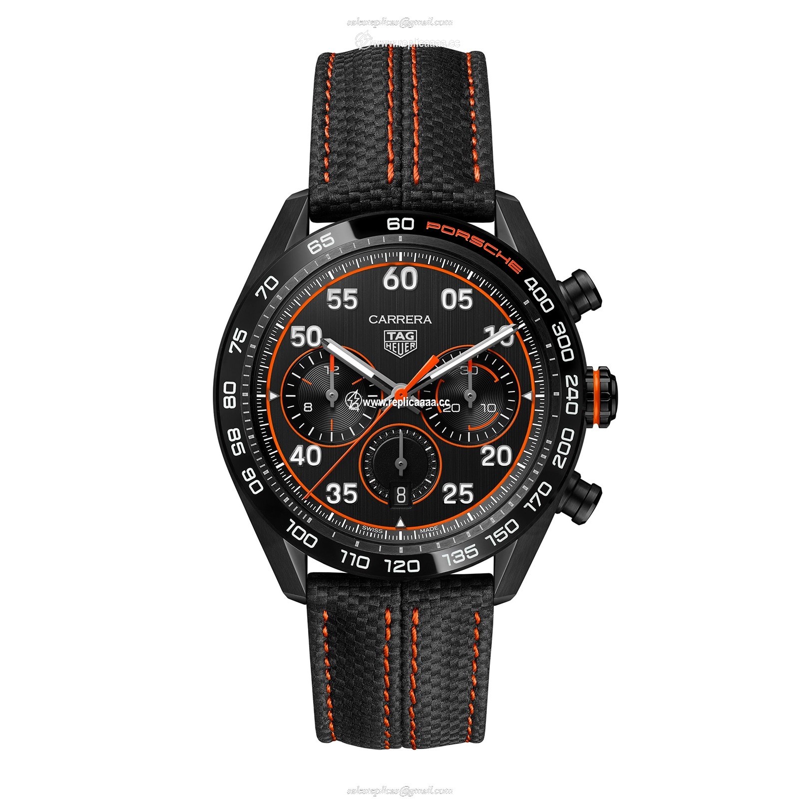 TAG Heuer Carrera X Porsche Orange Racing CBN2A1M.FC6526 1 TAG Heuer Carrera X Porsche Orange Racing CBN2A1M.FC6526
