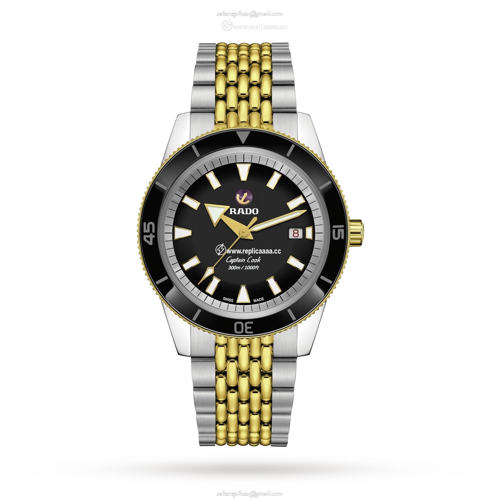 Rado Captain Cook Automatic 42mm Mens details R32138153