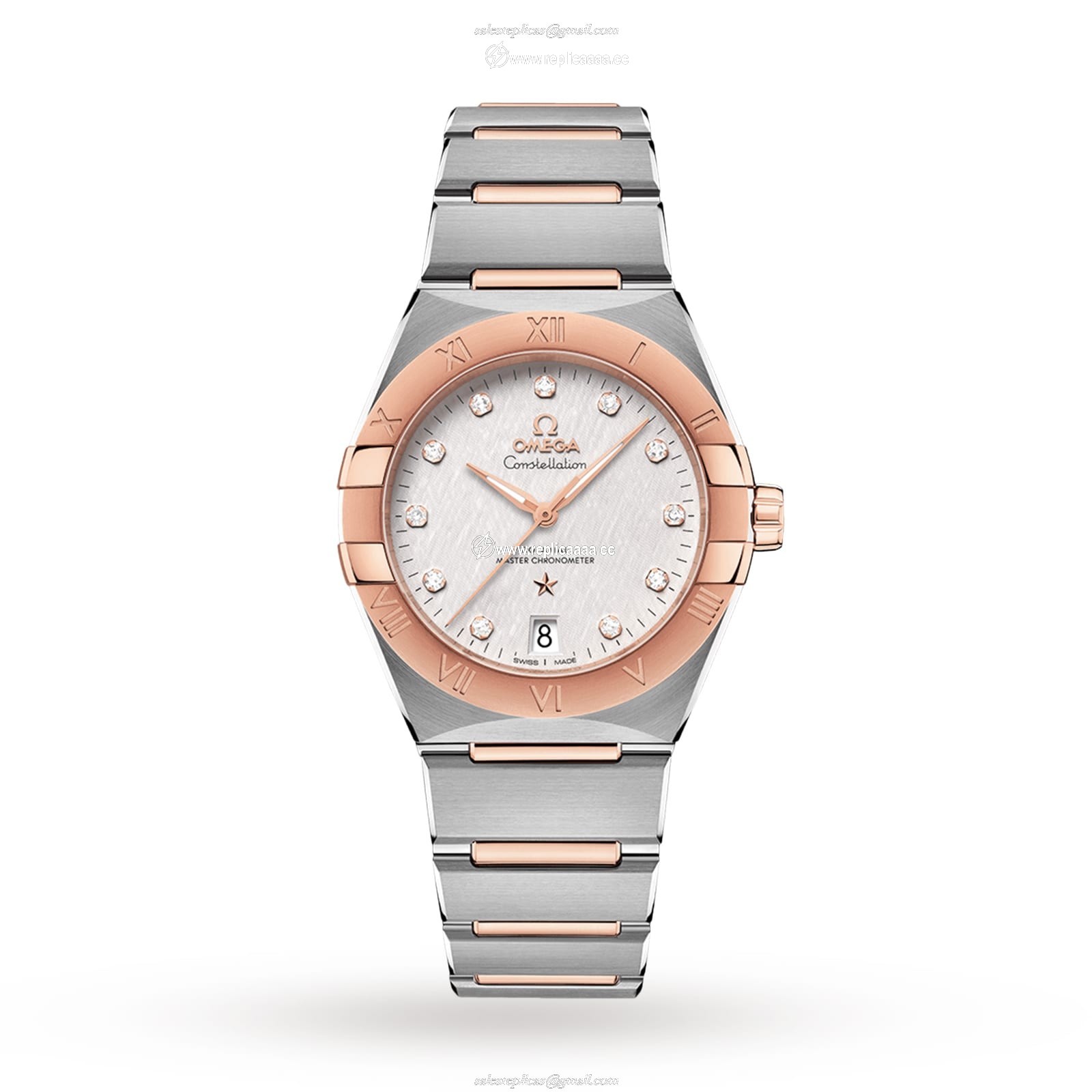 Omega Constellation Co-Axial 36mm Mens details White O13120362052001