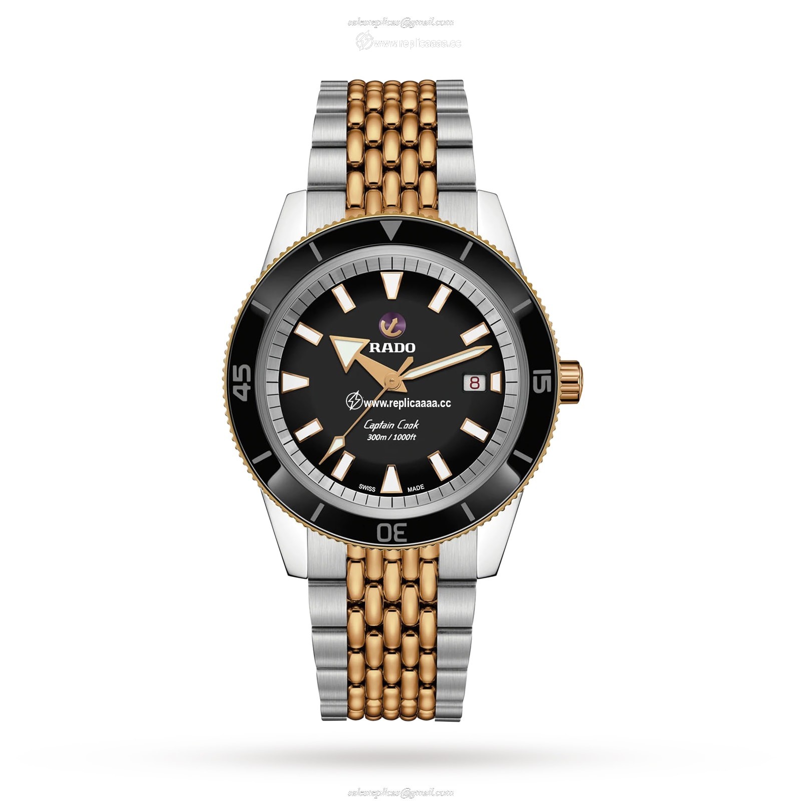 Rado Captain Cook Automatic 42mm Mens details R32137153