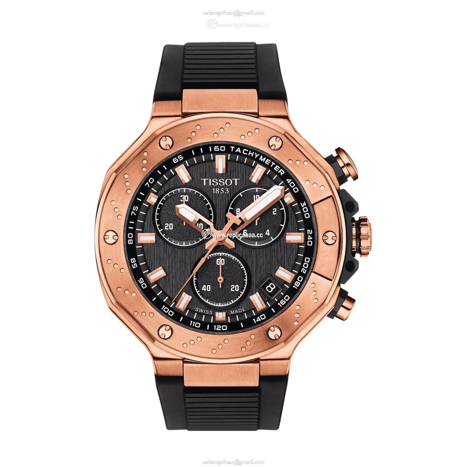 Tissot T-Sport T-Race Chronograph 45mm Mens details Black T1414173705100 1 Tissot T-Sport T-Race Chronograph 45mm Mens details Black T1414173705100