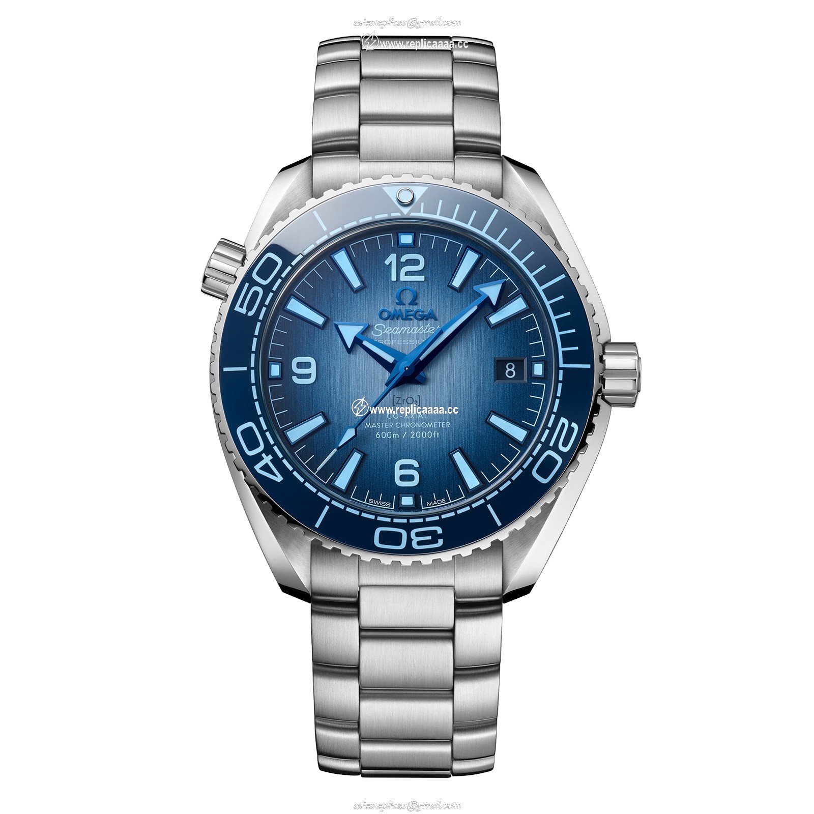Omega Seamaster Planet Ocean 600M Co-Axial Master Chronometer 39.5mm Summer Blue O21530402003002 1 Omega Seamaster Planet Ocean 600M Co-Axial Master Chronometer 39.5mm Summer Blue O21530402003002