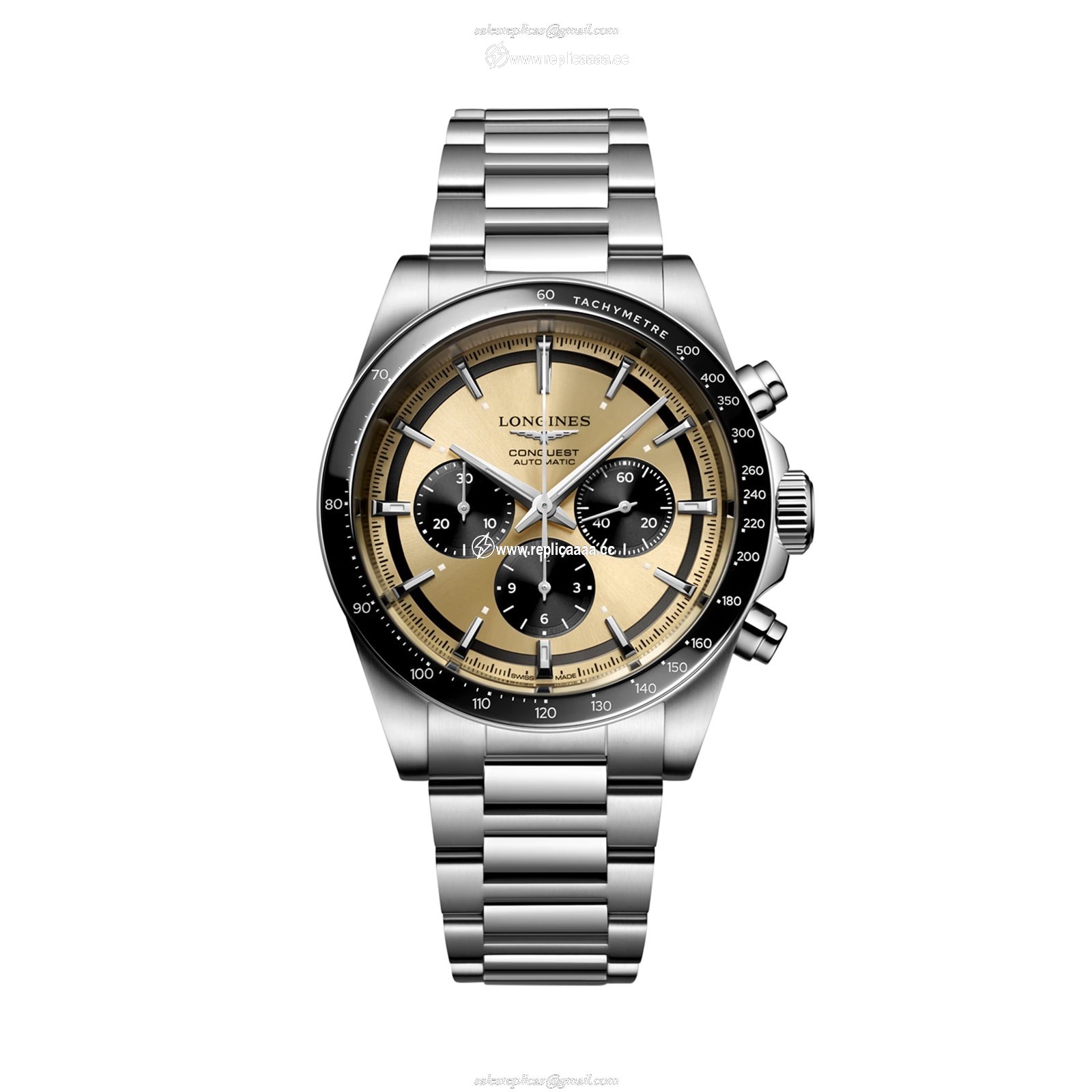 Longines Conquest Chronograph 42mm Mens details Brown L38354326 1 Longines Conquest Chronograph 42mm Mens details Brown L38354326