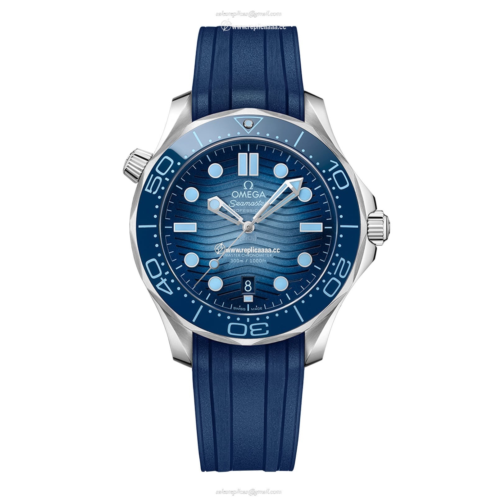Omega Seamaster Diver 300M Co-Axial Master Chronometer 42mm Summer Blue O21032422003002 1 Omega Seamaster Diver 300M Co-Axial Master Chronometer 42mm Summer Blue O21032422003002