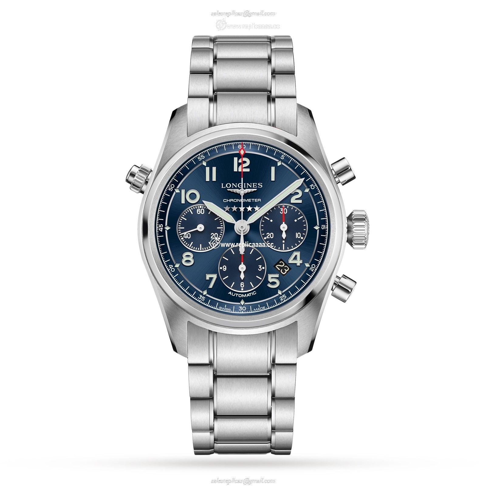 Longines Spirit 42mm Mens details L38204936 1 Longines Spirit 42mm Mens details L38204936