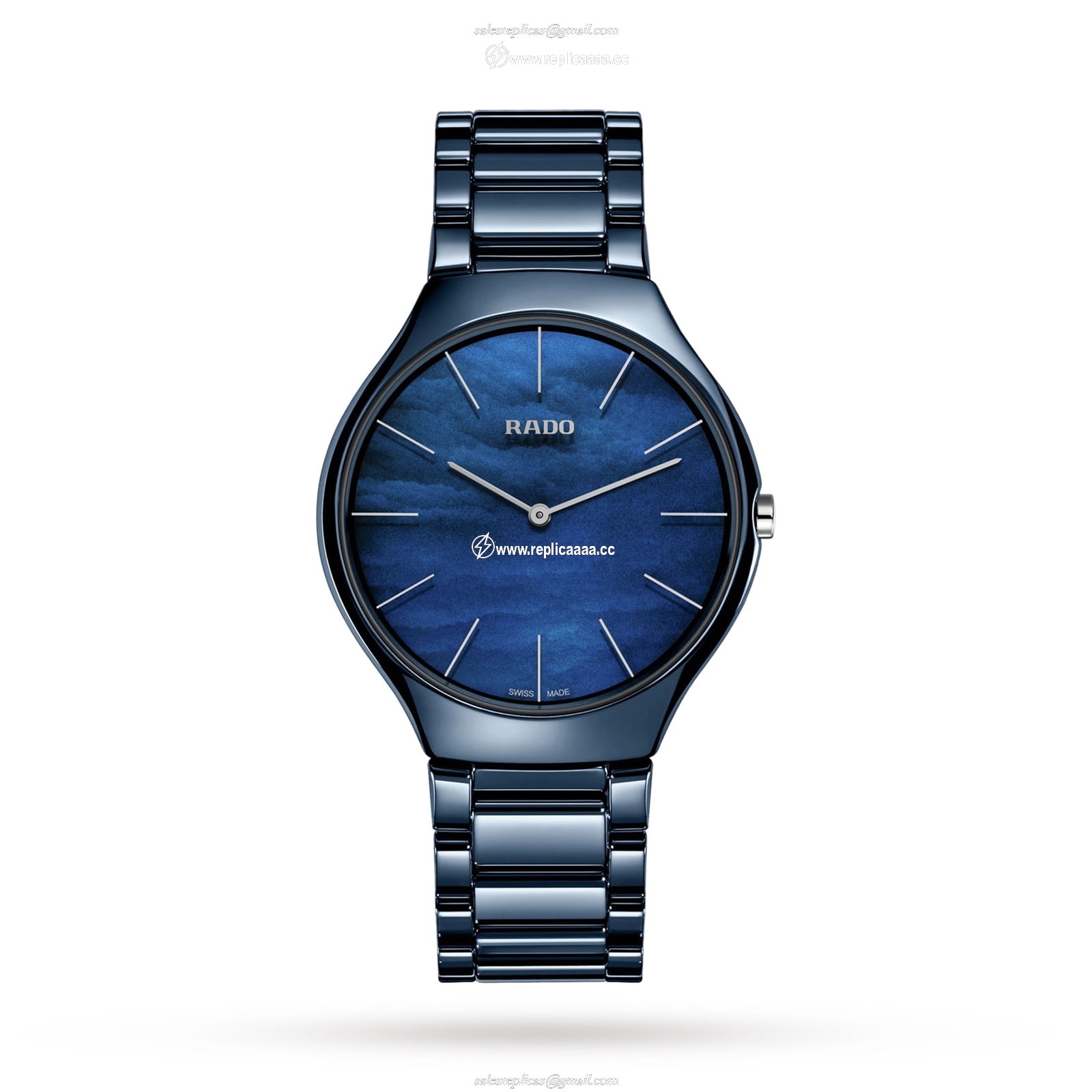 Rado True Thinline 39mm Unisex details Blue R27005902 1 Rado True Thinline 39mm Unisex details Blue R27005902