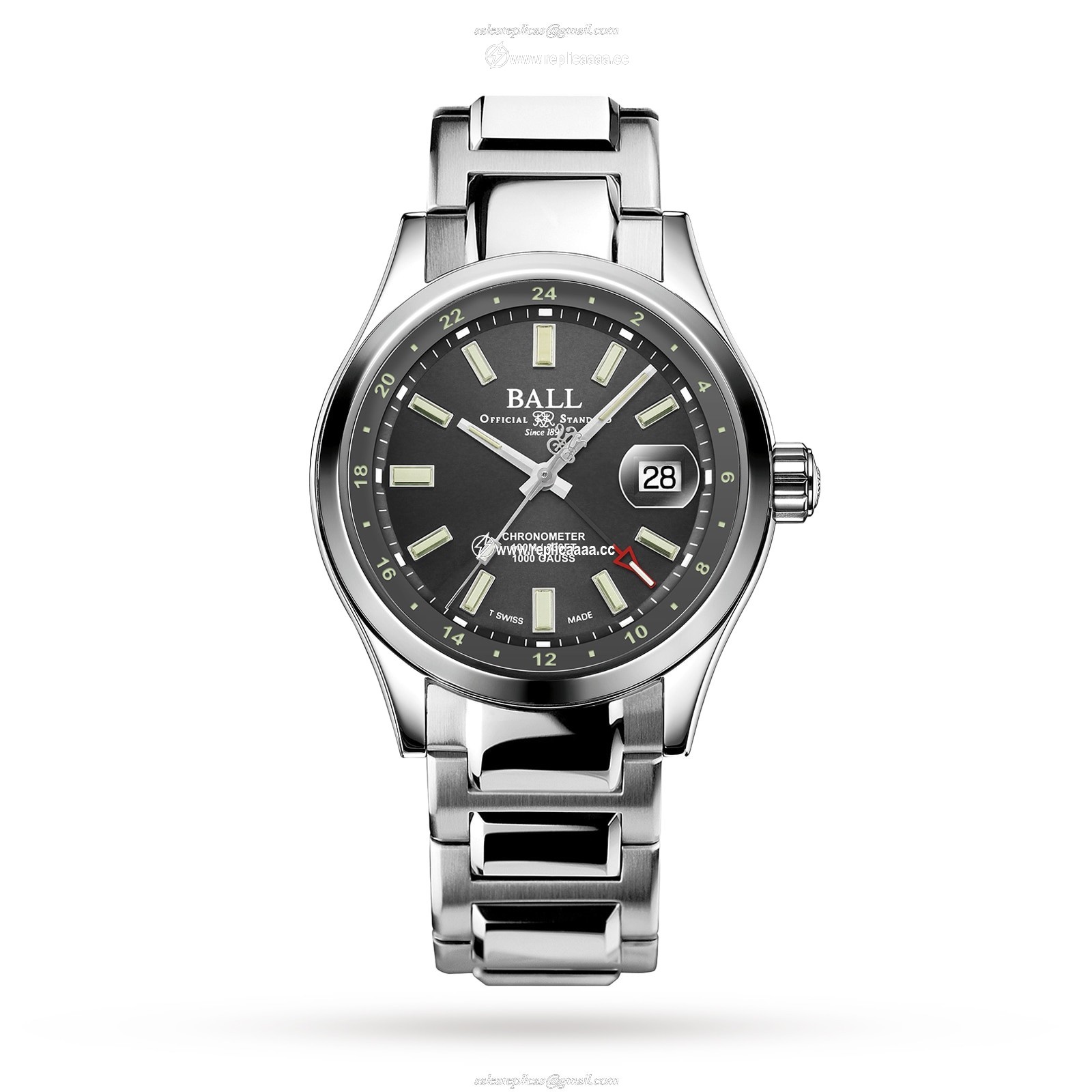 BALL Engineer III Endurance 1917 GMT 41mm Mens details Grey GM9100C-S2C-GY 1 BALL Engineer III Endurance 1917 GMT 41mm Mens details Grey GM9100C-S2C-GY