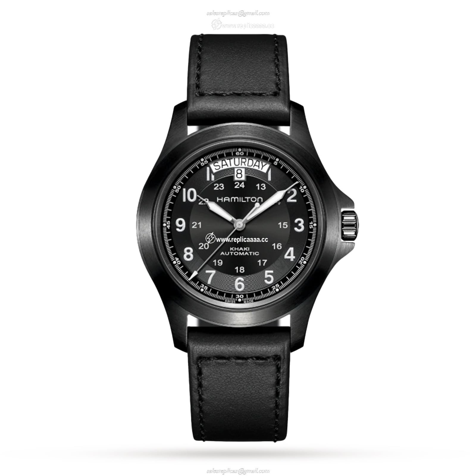 Hamilton Khaki Field 40mm Mens details H64465733 1 Hamilton Khaki Field 40mm Mens details H64465733