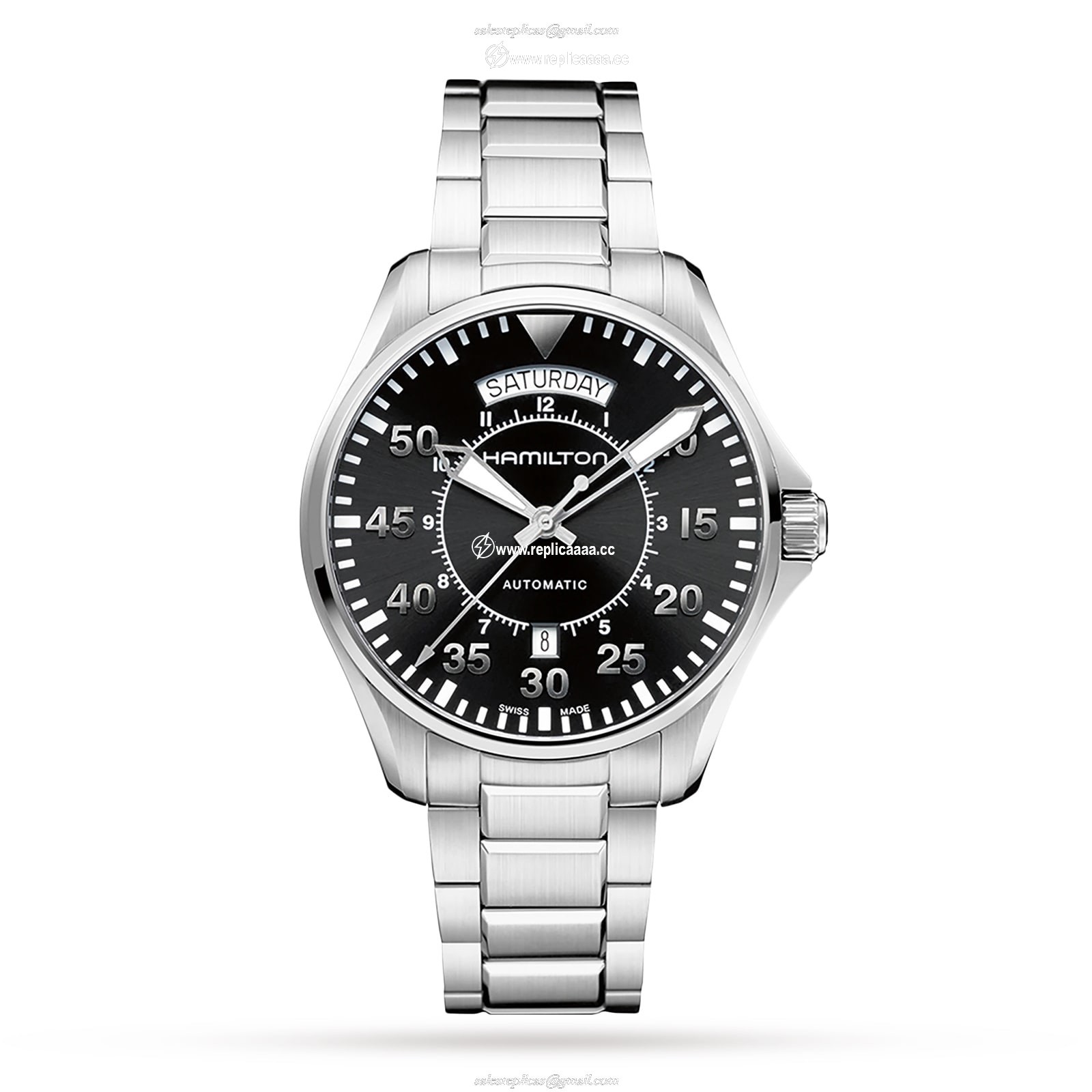 Hamilton Khaki Aviation 42mm Mens details H64615135 1 Hamilton Khaki Aviation 42mm Mens details H64615135