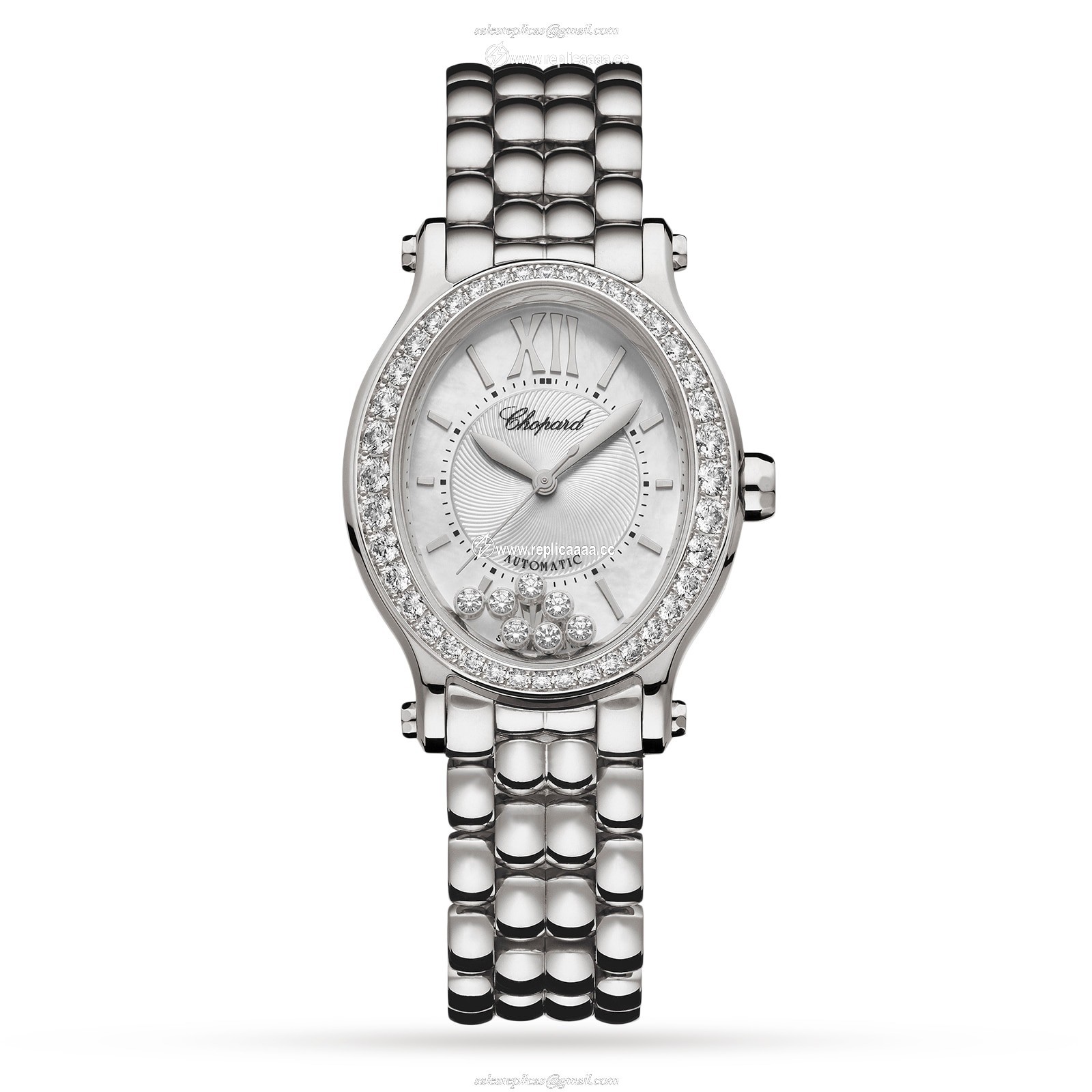 Chopard Happy Sport Oval 29mm Ladies details 278602-3004