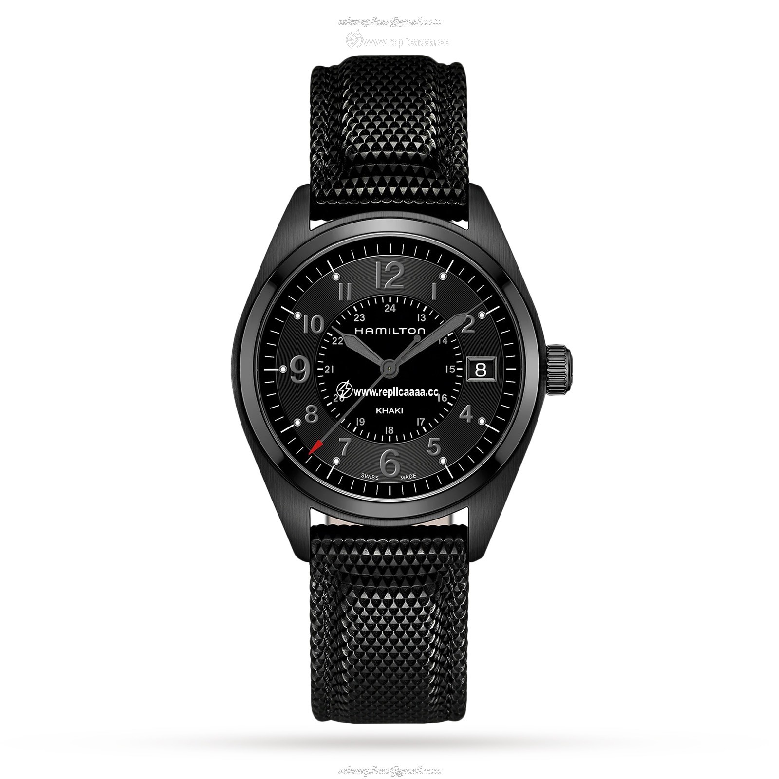 Hamilton Khaki Field 40mm Mens details H68401735 1 Hamilton Khaki Field 40mm Mens details H68401735
