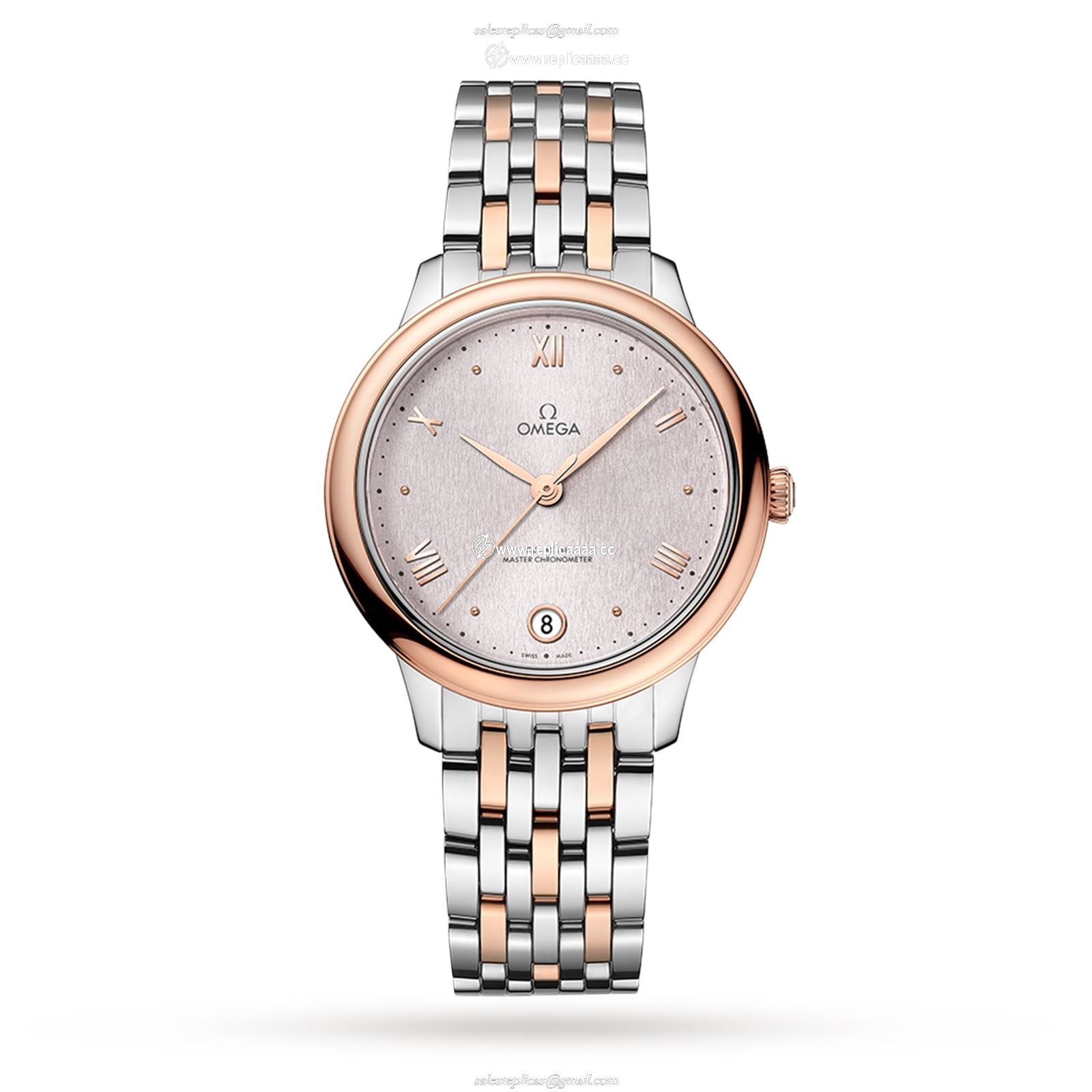 Omega De Ville Prestige Co-Axial Master Chronometer 34mm Ladies details Silver O43420342002003 1 Omega De Ville Prestige Co-Axial Master Chronometer 34mm Ladies details Silver O43420342002003