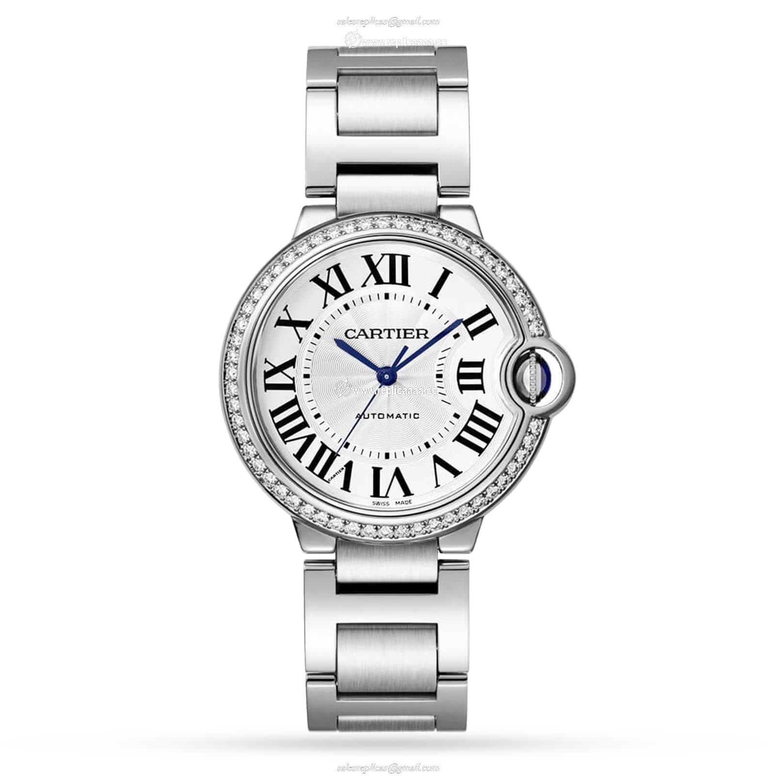 Cartier Ballon Bleu De Cartier details 36mm Mechanical Movement With Automatic Winding Steel W4BB0024 1 Cartier Ballon Bleu De Cartier details 36mm Mechanical Movement With Automatic Winding Steel W4BB0024