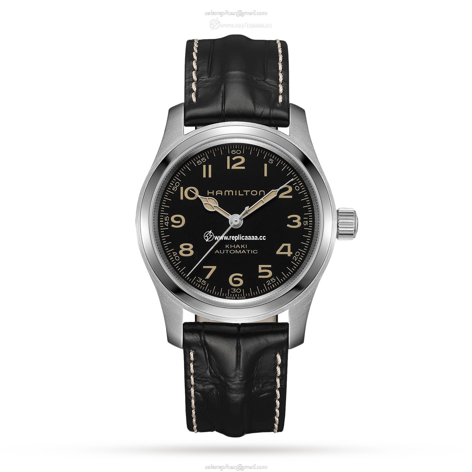 Hamilton Khaki Field 42mm Mens details H70605731 1 Hamilton Khaki Field 42mm Mens details H70605731