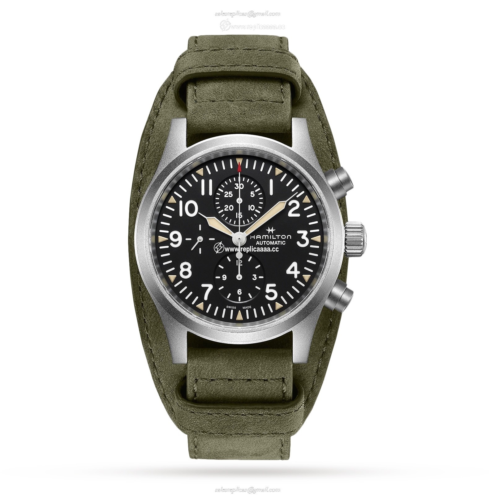 Hamilton Khaki Field 44mm Mens details H71706830
