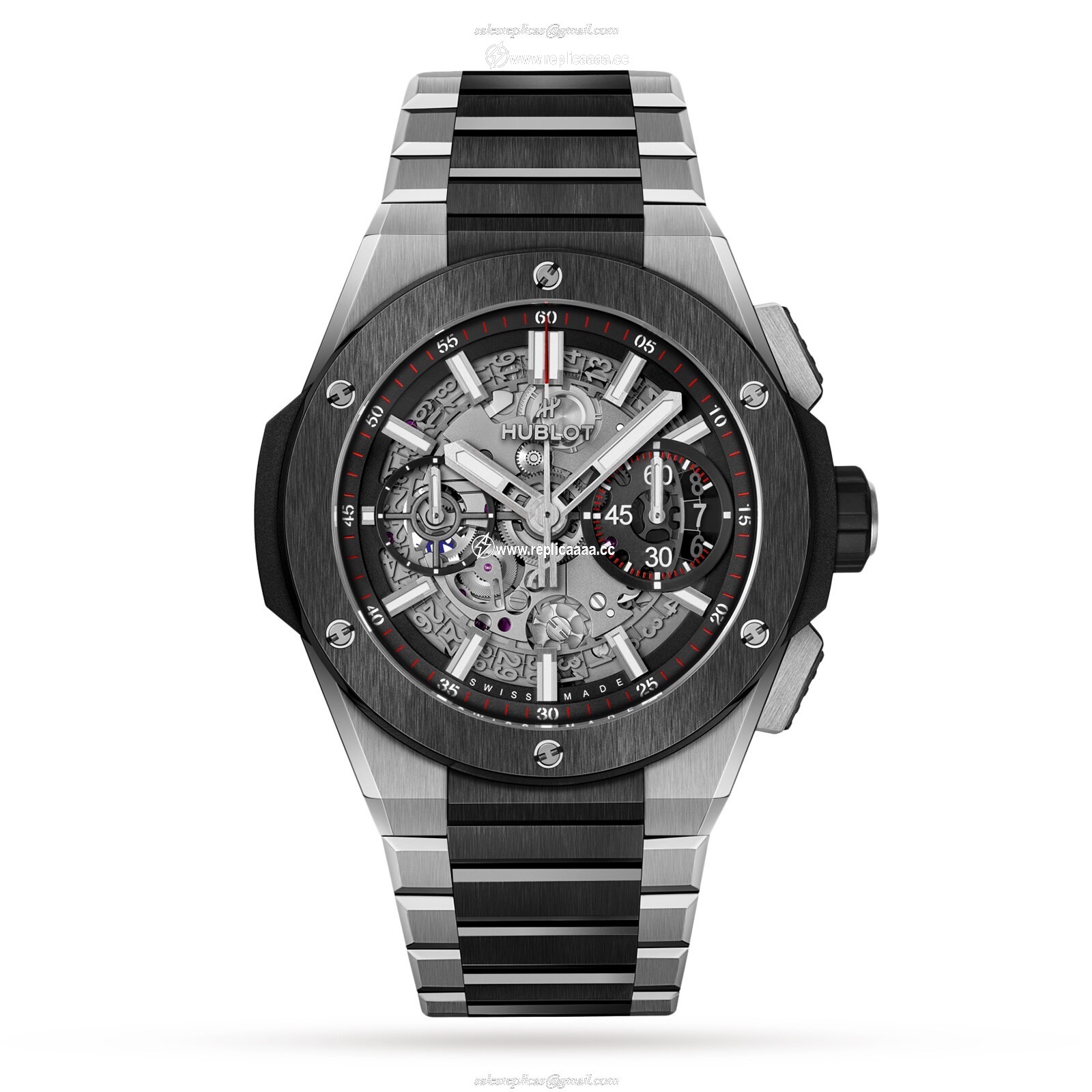 Hublot Big Bang Integrated Titanium Ceramic 42mm Mens details 451.NM.1170.NM 1 Hublot Big Bang Integrated Titanium Ceramic 42mm Mens details 451.NM.1170.NM