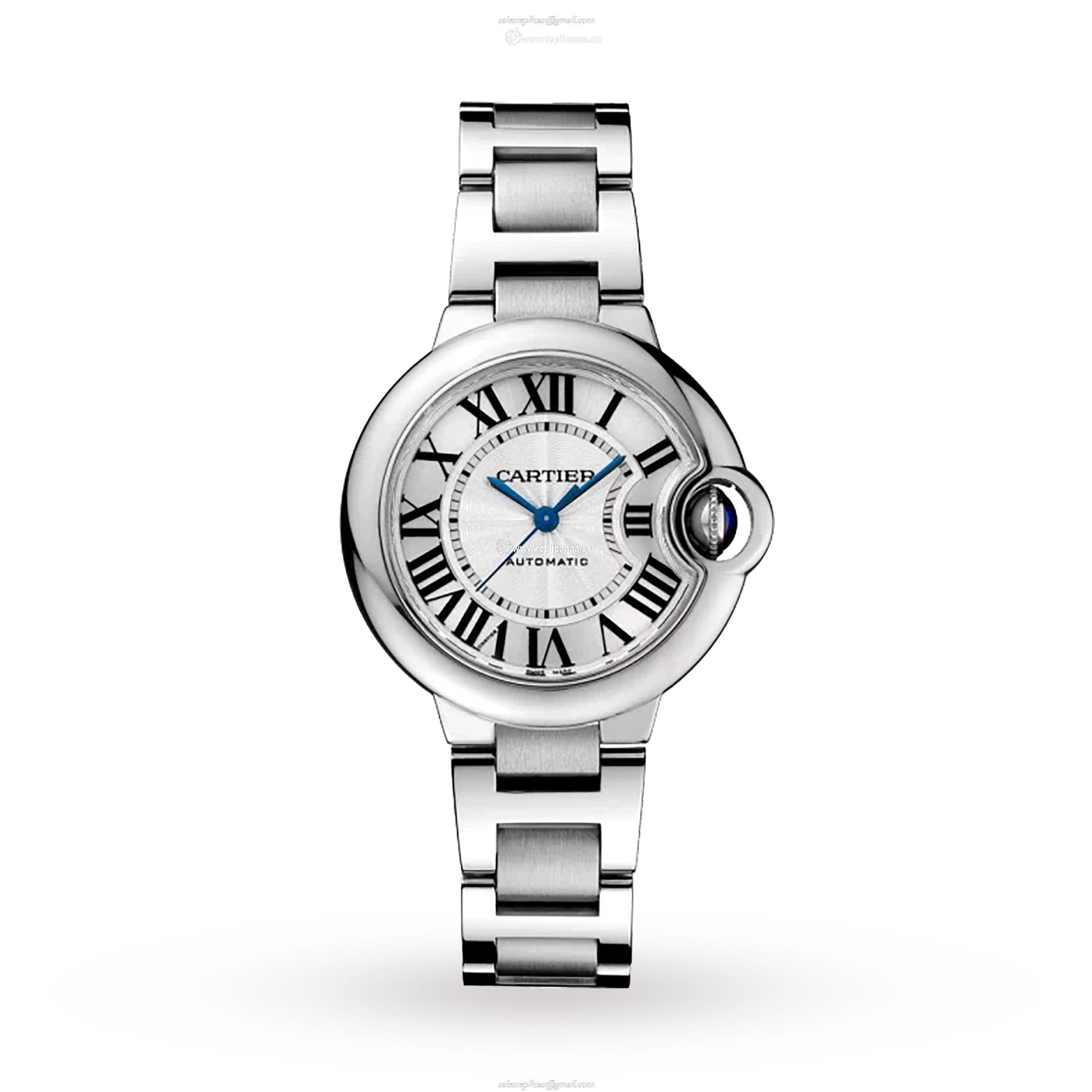 Cartier Ballon Bleu De Cartier details 33mm Mechanical Movement With Automatic Winding Steel WSBB0044 1 Cartier Ballon Bleu De Cartier details 33mm Mechanical Movement With Automatic Winding Steel WSBB0044