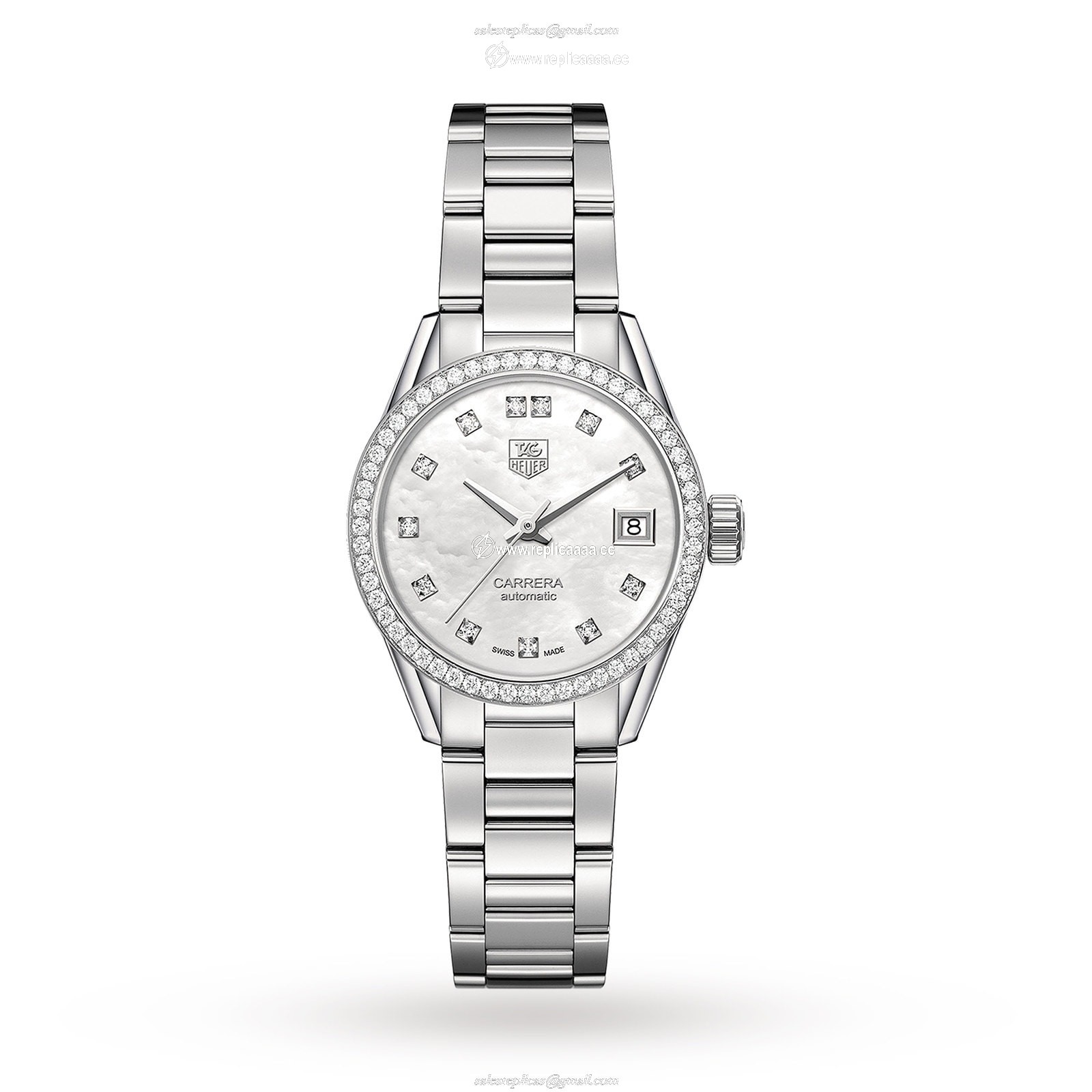 TAG Heuer Carrera Calibre 9 Automatic 28mm Ladies details WAR2415.BA0776 1 TAG Heuer Carrera Calibre 9 Automatic 28mm Ladies details WAR2415.BA0776