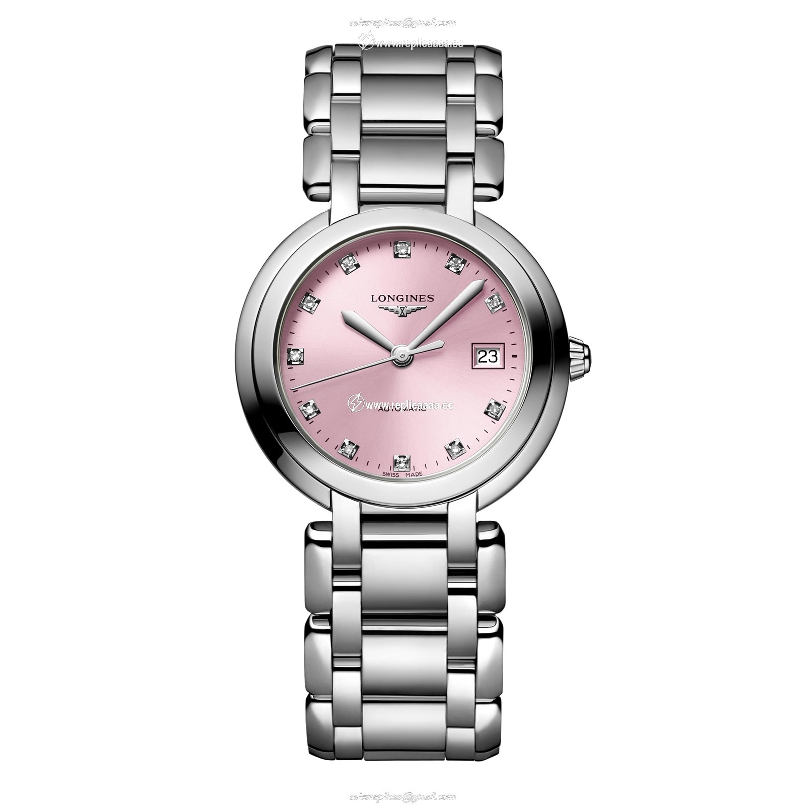 Longines Prima Luna 30mm Ladies details Pink L81134996