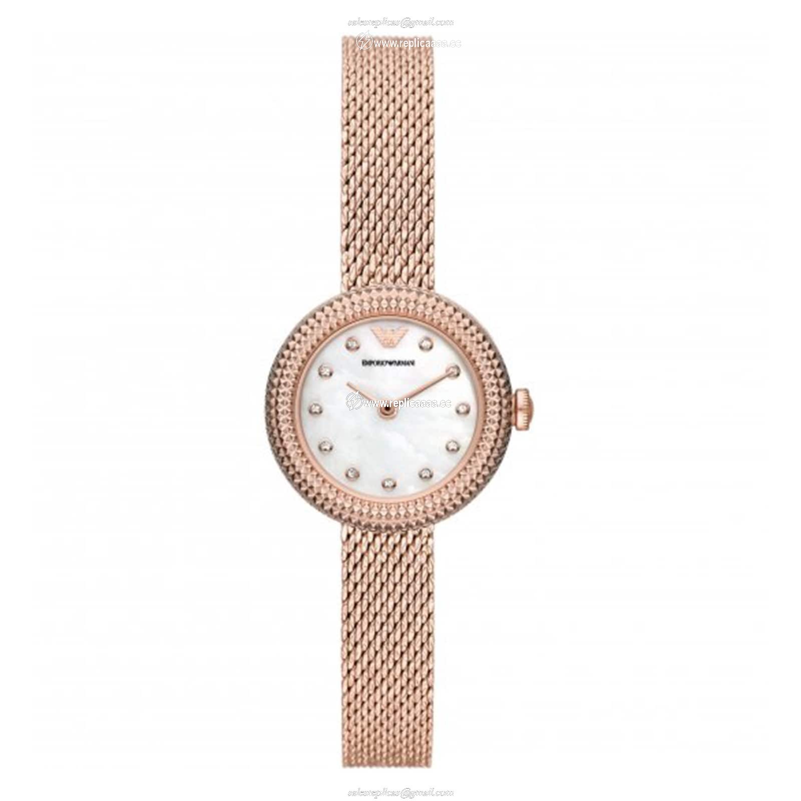 Emporio Armani Rossa 26mm Ladies details White Mother Of Pearl AR11416