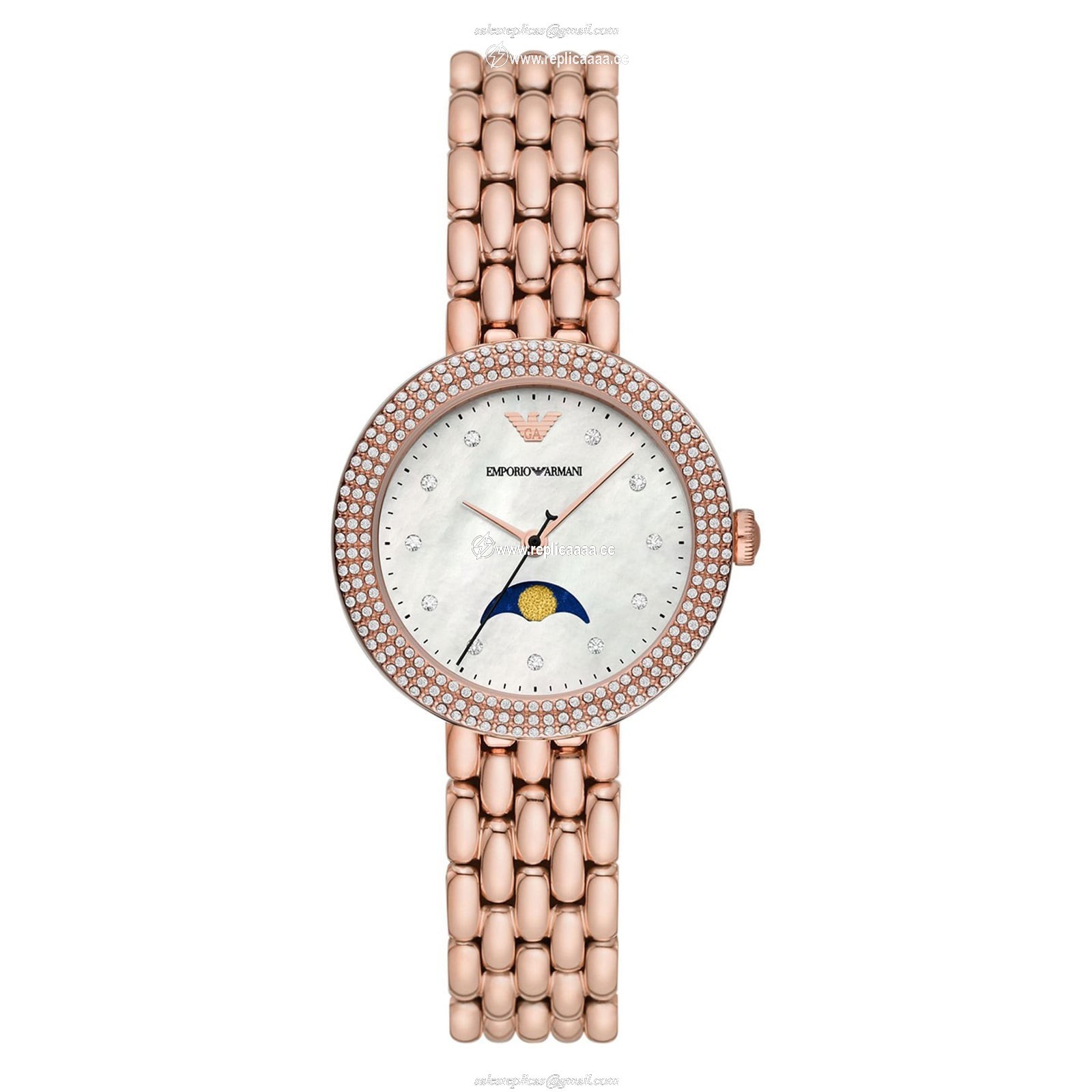 Emporio Armani Rossa 32mm Ladies details White Mother Of Pearl AR11462