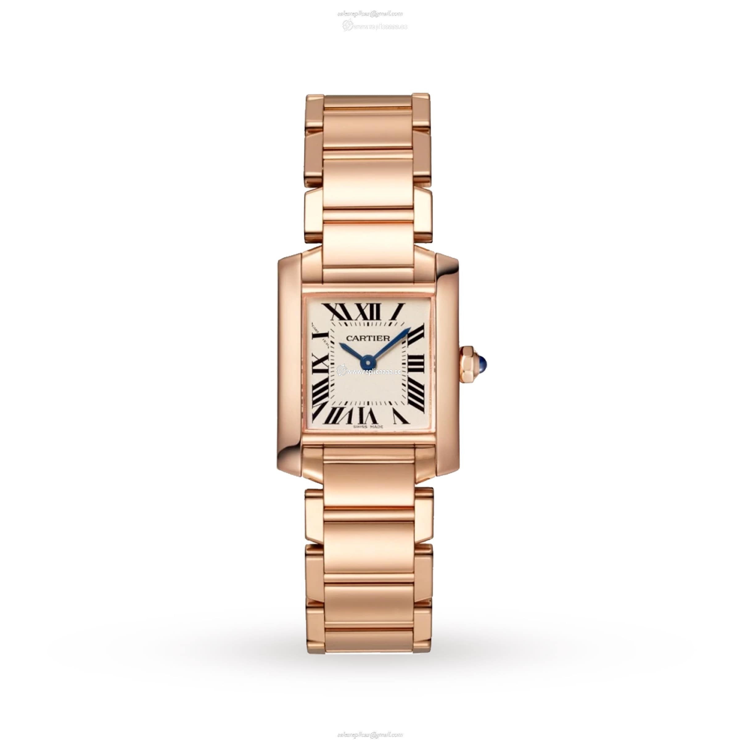 Cartier Tank Francaise details Small Model WGTA0029