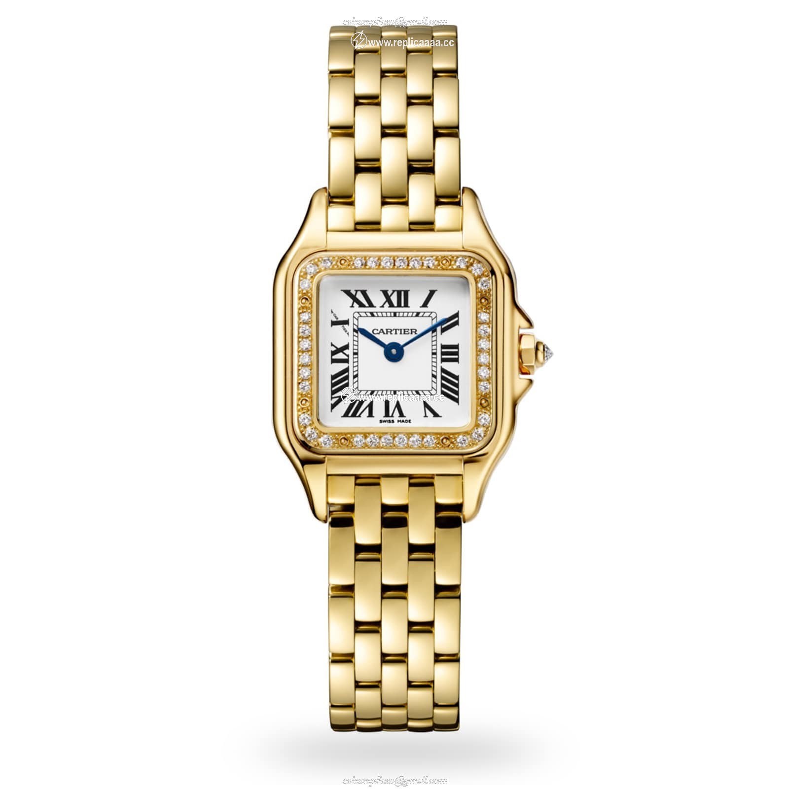 Cartier Panthere De Cartier details Medium Model Quartz Movement Yellow Gold Diamonds WJPN0016
