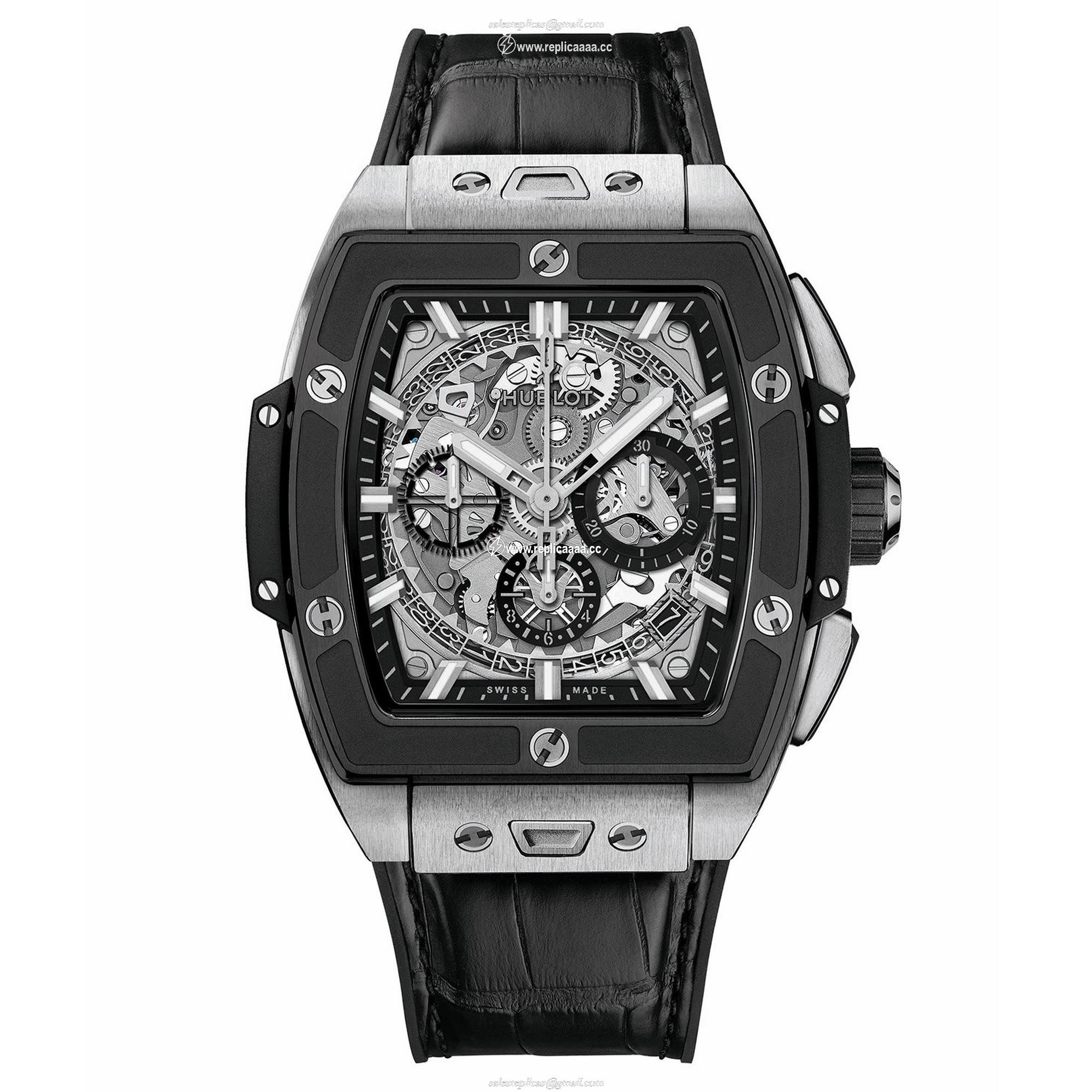 Hublot Spirit Of Big Bang Titanium Ceramic 42mm Mens details 642.NM.0170.LR 1 Hublot Spirit Of Big Bang Titanium Ceramic 42mm Mens details 642.NM.0170.LR