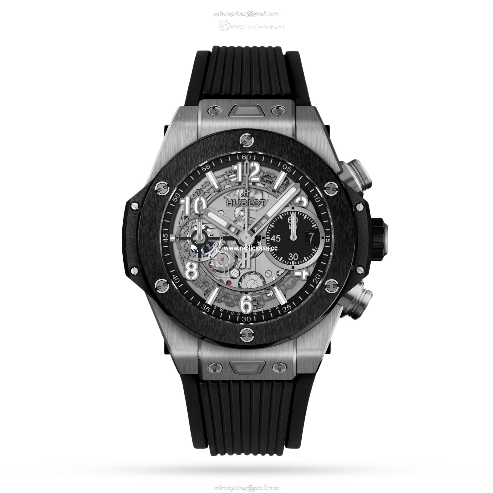 Hublot Big Bang Unico Titanium Ceramic 42mm Mens details 441.NM.1171.RX