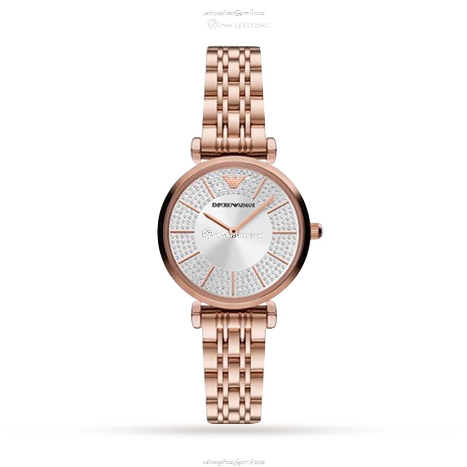 Emporio Armani Gianni T-Bar 32mm Ladies details AR11446 1 Emporio Armani Gianni T-Bar 32mm Ladies details AR11446