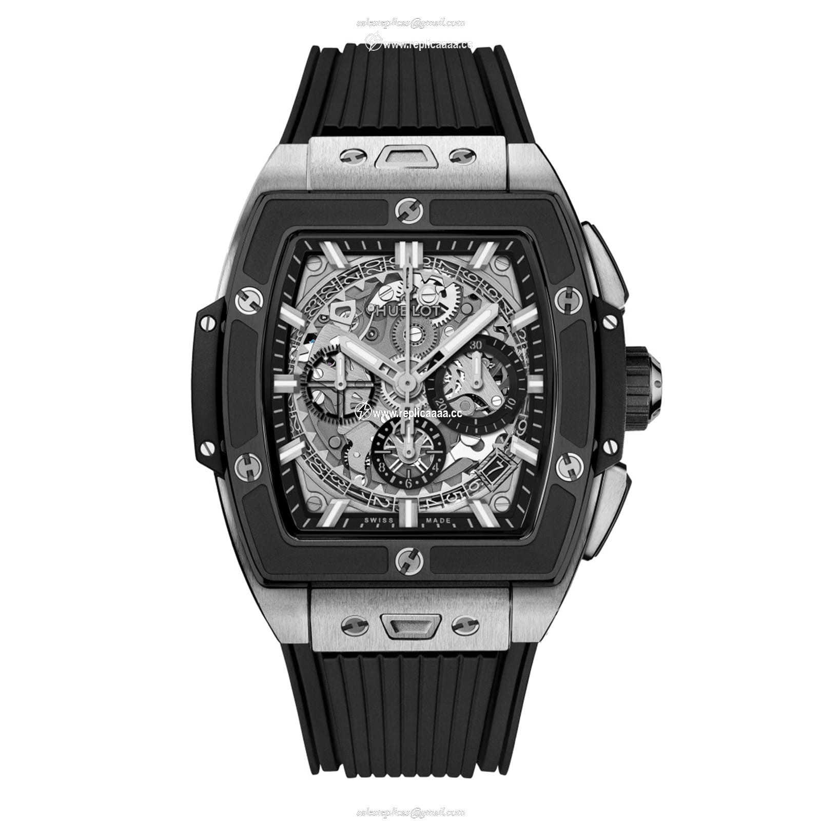 Hublot Spirit Of Big Bang Titanium Ceramic 42mm Mens details 642.NM.0170.RX 1 Hublot Spirit Of Big Bang Titanium Ceramic 42mm Mens details 642.NM.0170.RX